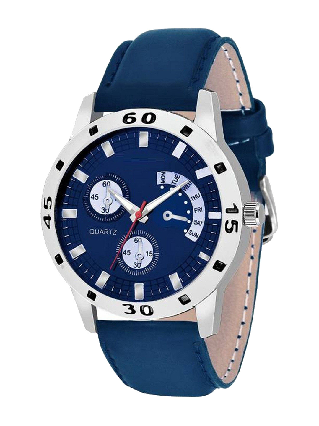 Miss Perfect Men Printed Dial & Leather Straps Analogue Watch FA463