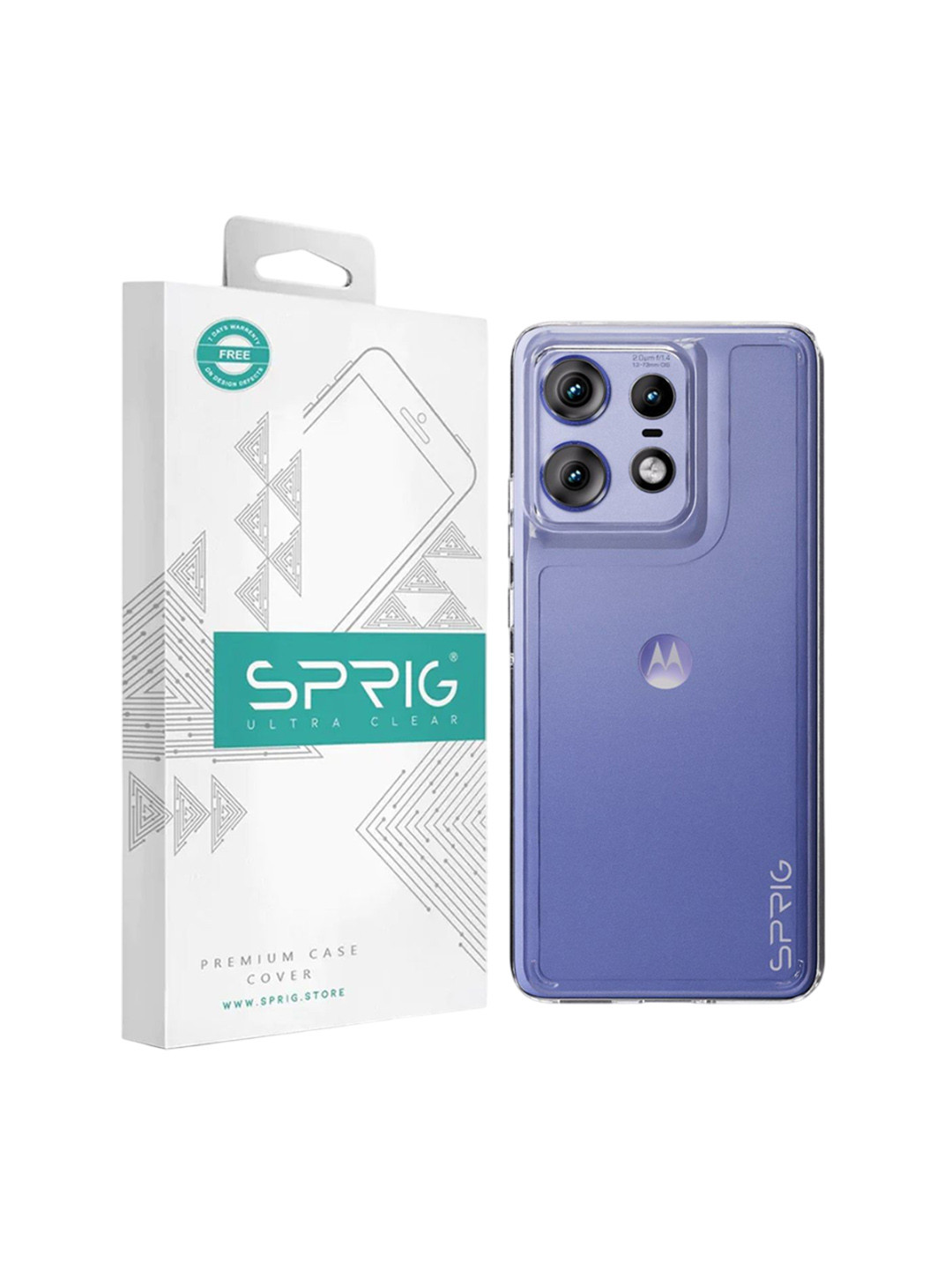 SPRIG Moto Edge 50 Pro Bayer Transparent Back Cover