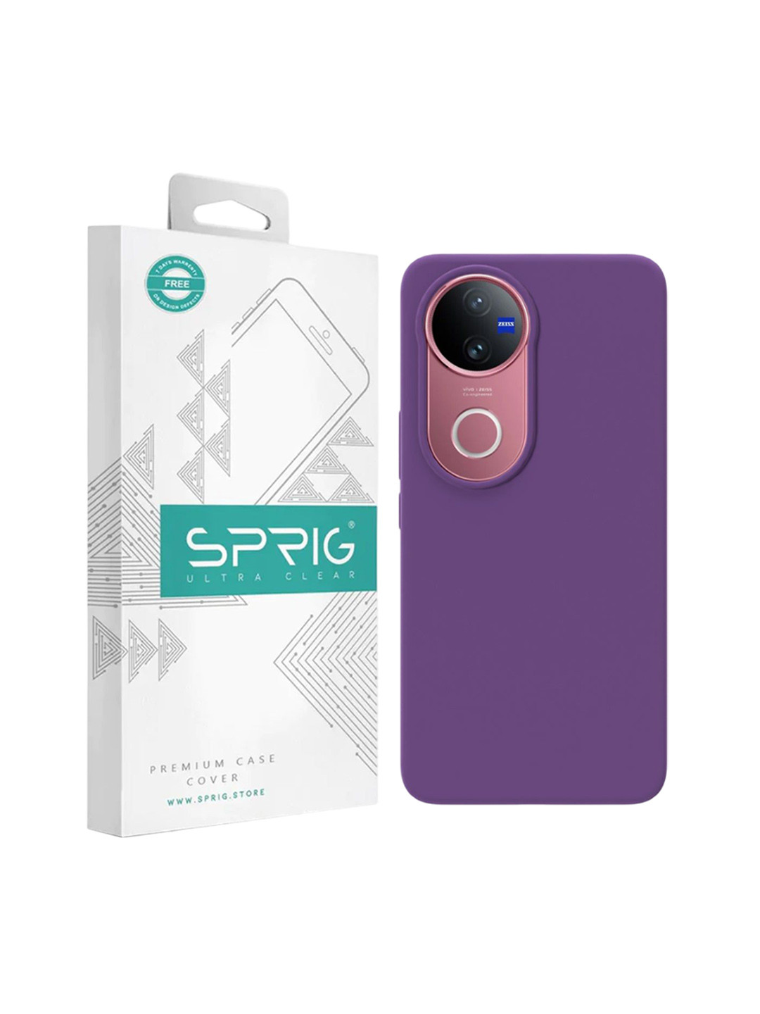 SPRIG VIVO T4R 5G Liquid Silicone Back Cover