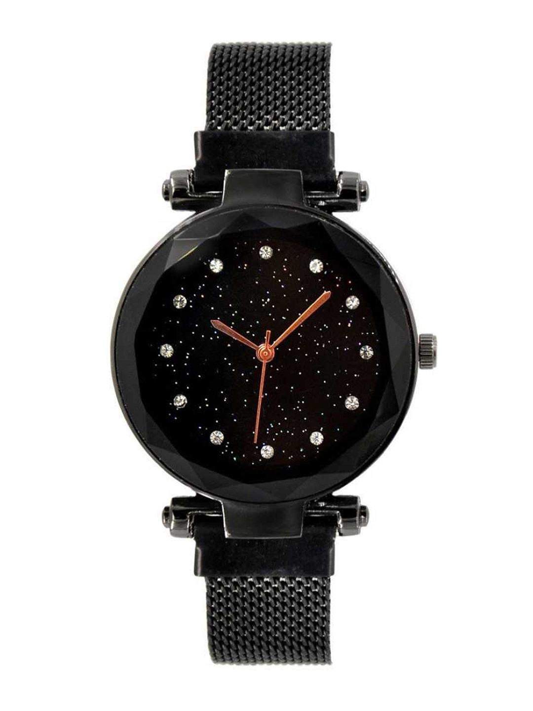 Miss Perfect Women Embellished Dial & Bracelet Style Straps Analogue Watch
