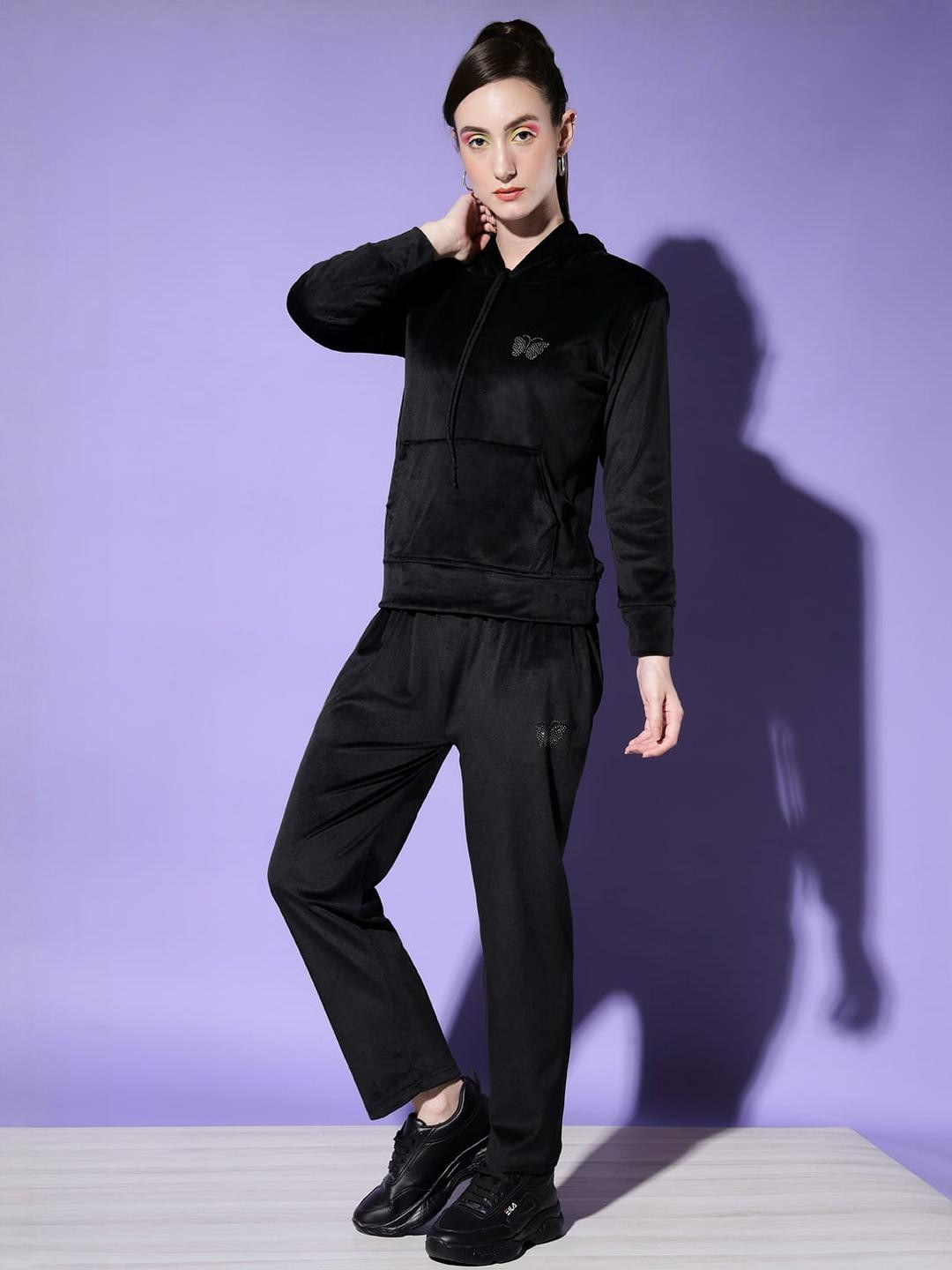Moda Rapido Women Cotton Blend Casual Track Suit
