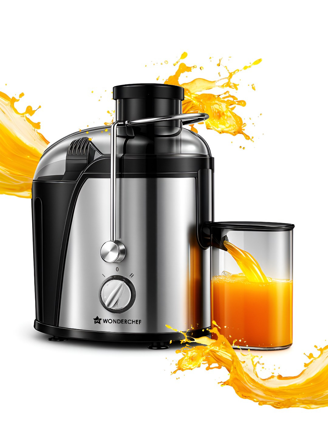 Wonderchef Grey 2025 Stainless Steel Juicer Mixer Grinder