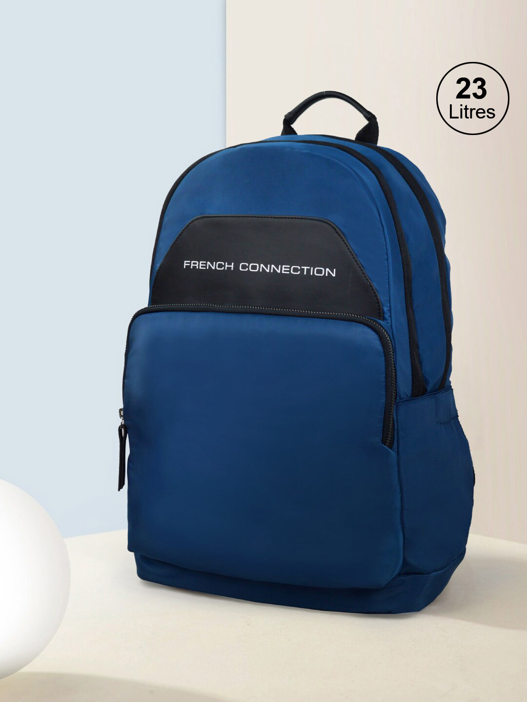 French Connection Unisex Ergonomic Strap Backpack 23L