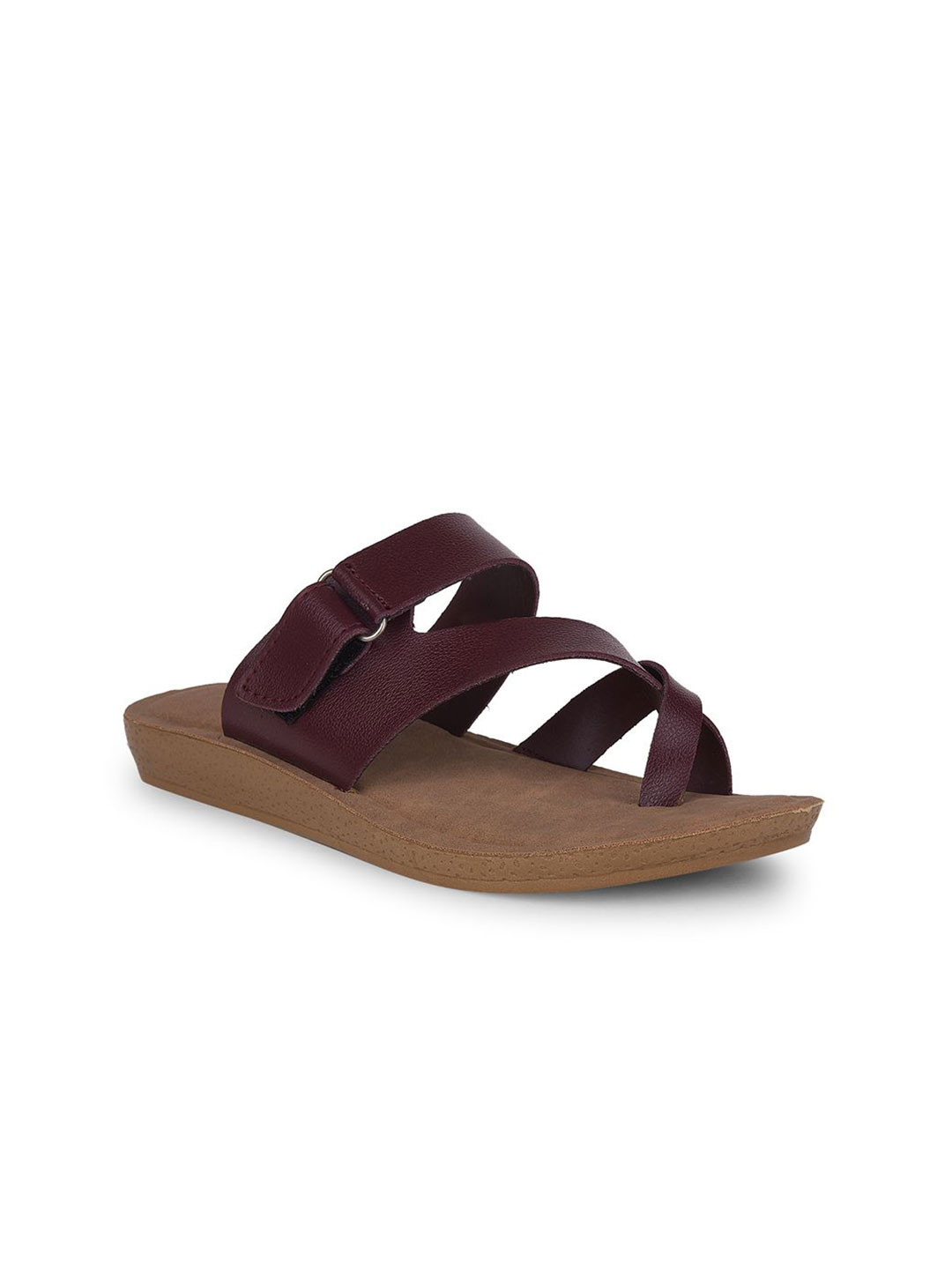 Bata Women Velcro One Toe Flats