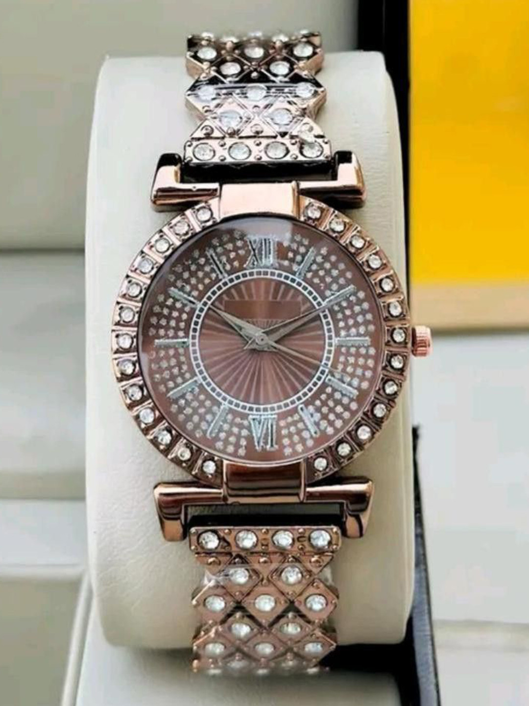 Miss Perfect Women Embellished Dial Analogue Watch Anki129