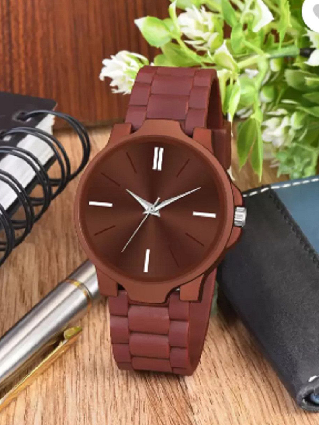 Miss Perfect Men Dial & Bracelet Style Straps Analogue Watch AC94