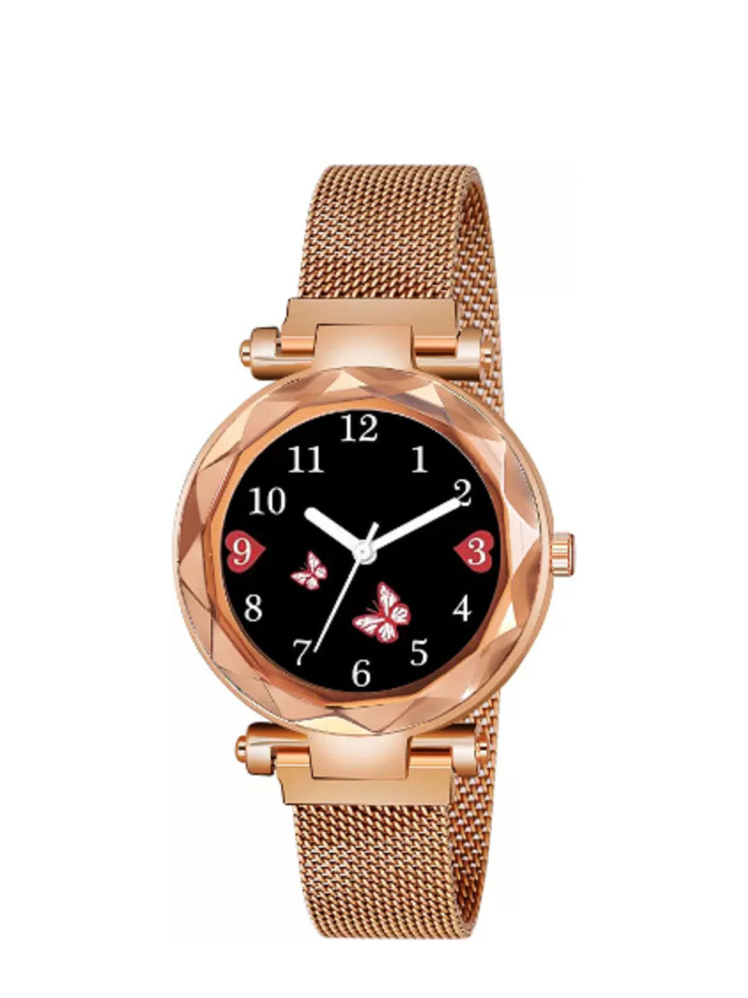 Miss Perfect Women Printed Dial & Bracelet Style Straps Analogue Watch DF113