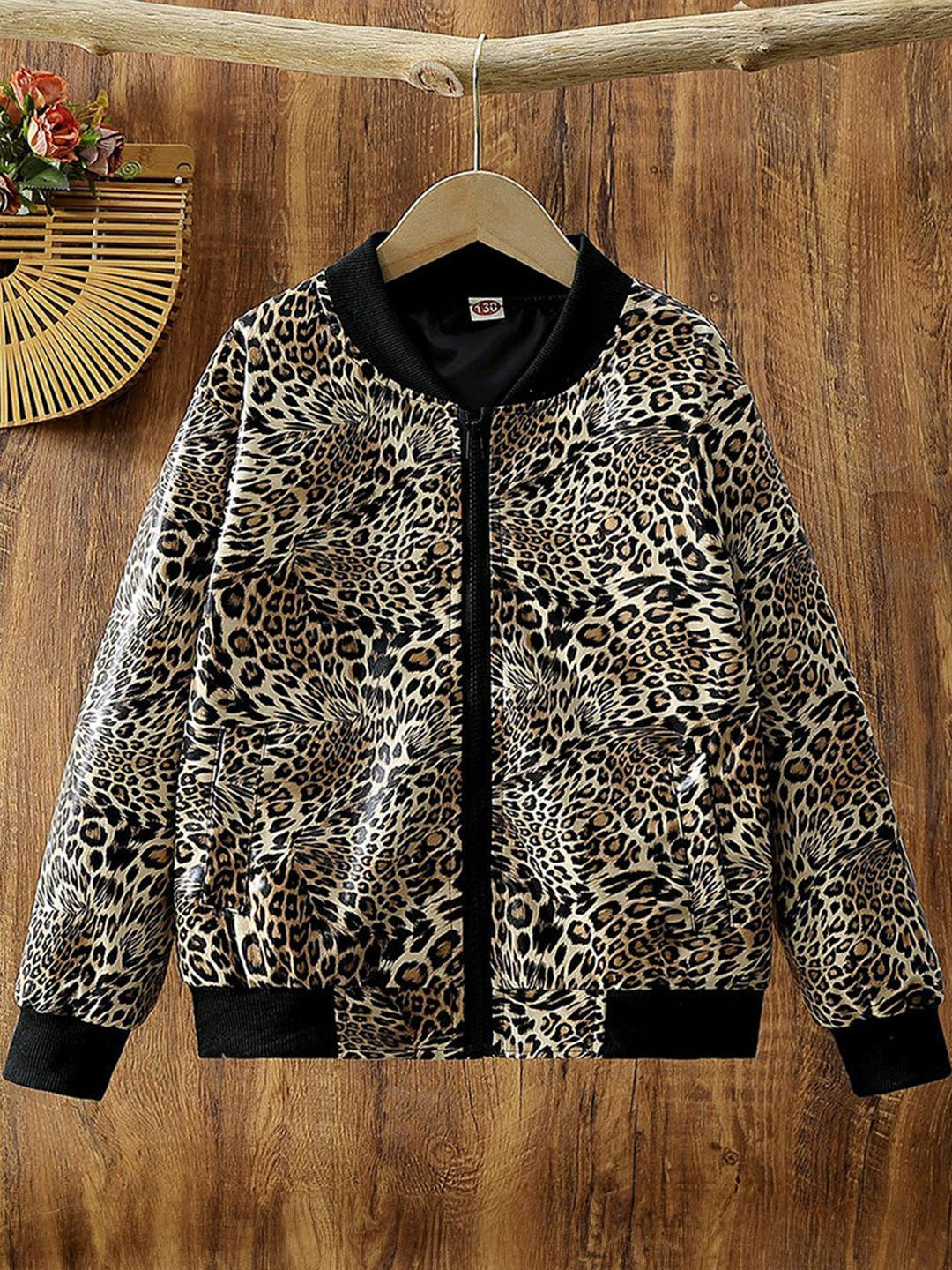 Hopscotch Boys Beige Polyester Printed Jackets