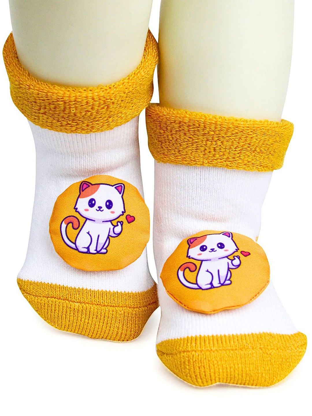 HEBTROCO Kids Cartoon-Patterned Cotton Ankle Length Socks