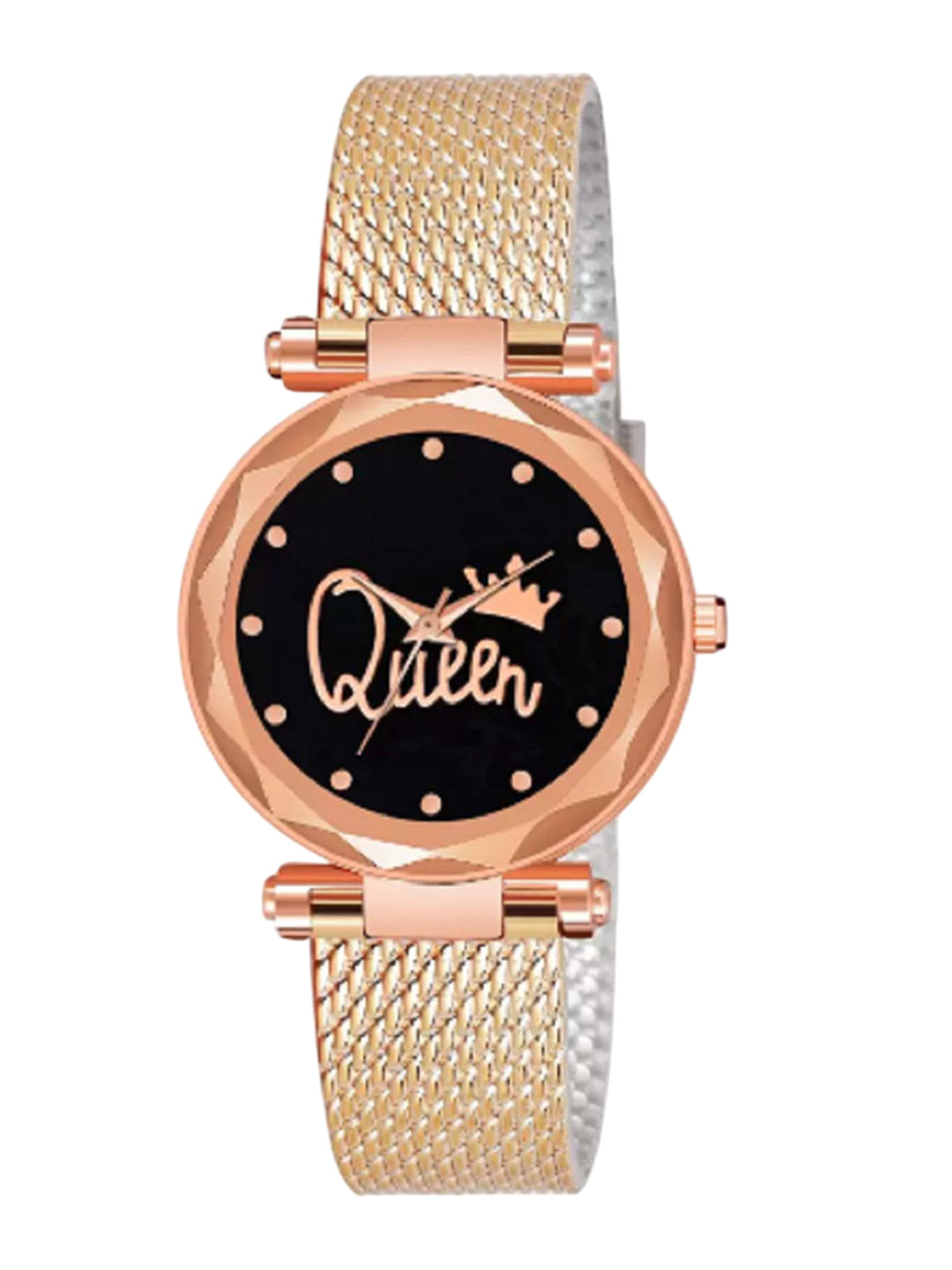 Miss Perfect Women Round Dial & Bracelet Style Straps Analogue Watch jk_777