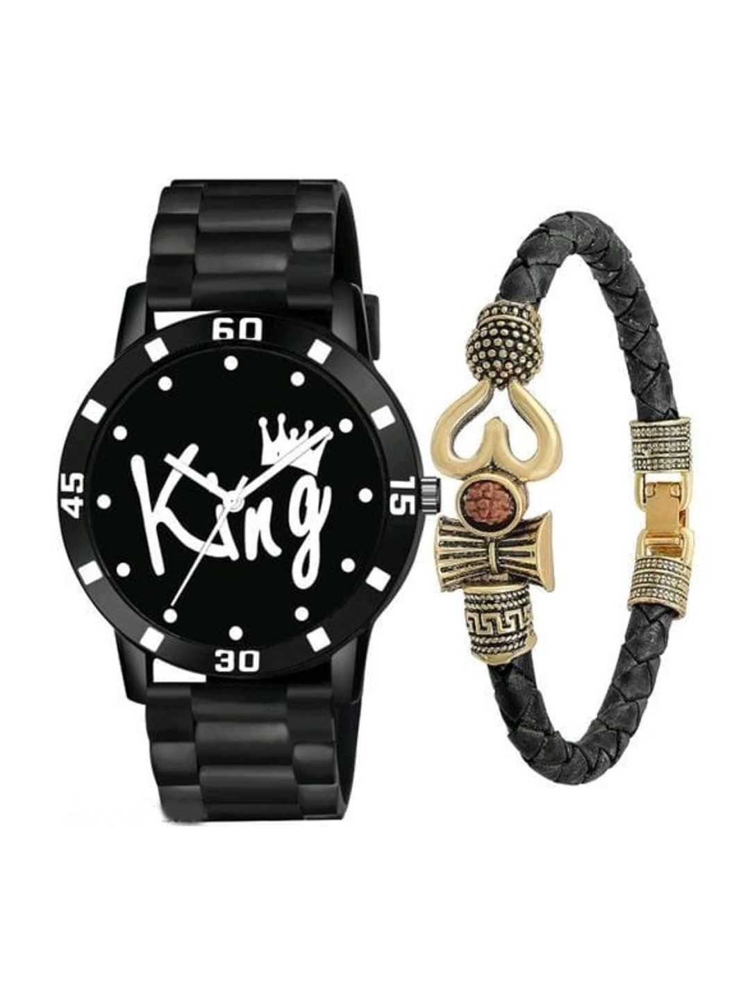 Miss Perfect Men Watch Gift Set ACC28