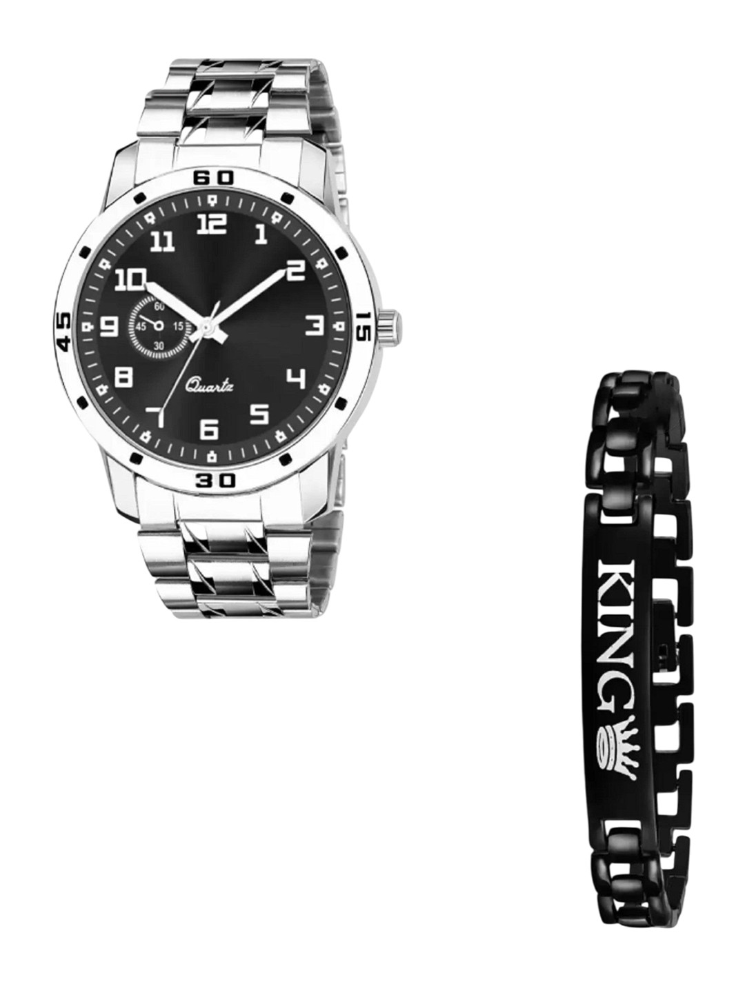Miss Perfect Men Analogue Watch And Bracelet jk_685