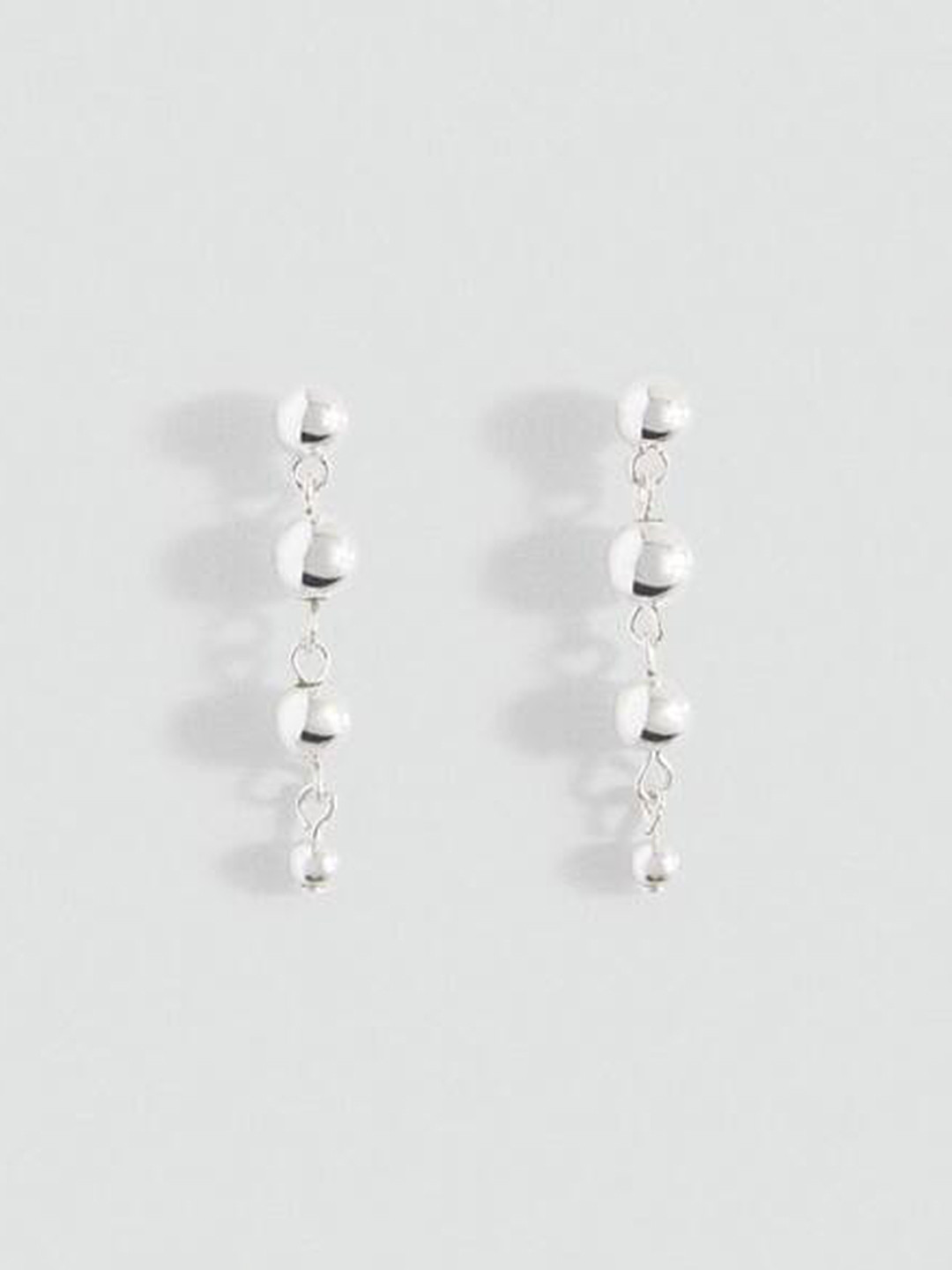 MANGO Circular Shaped Drop Earrings