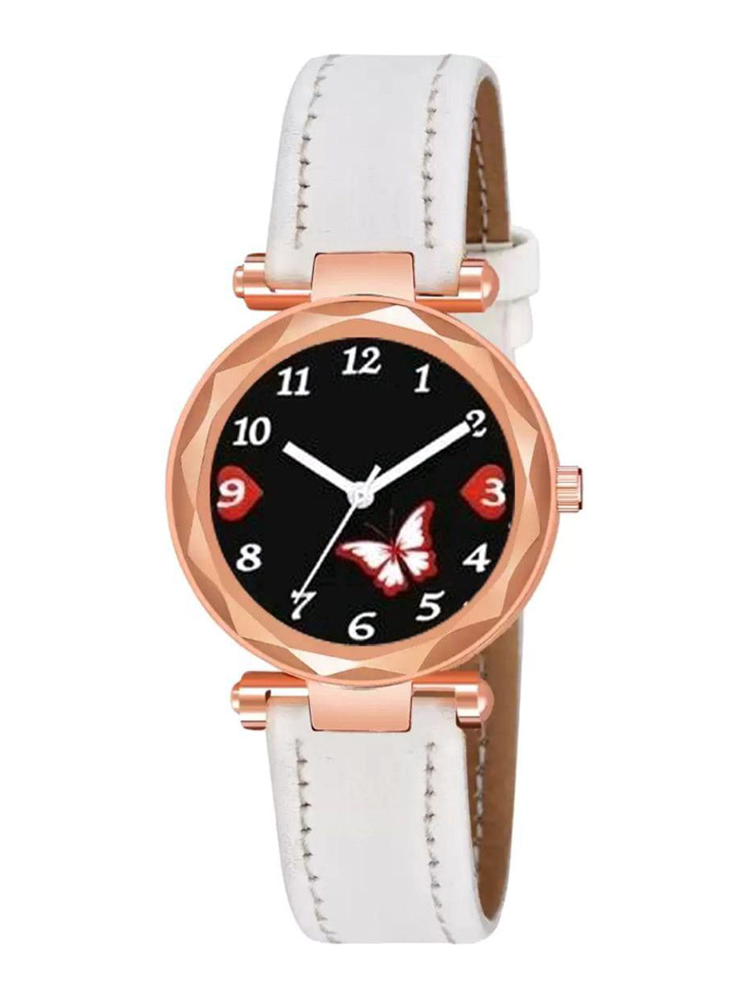Miss Perfect Women Leather Textured Straps Analogue Watch Cvv13