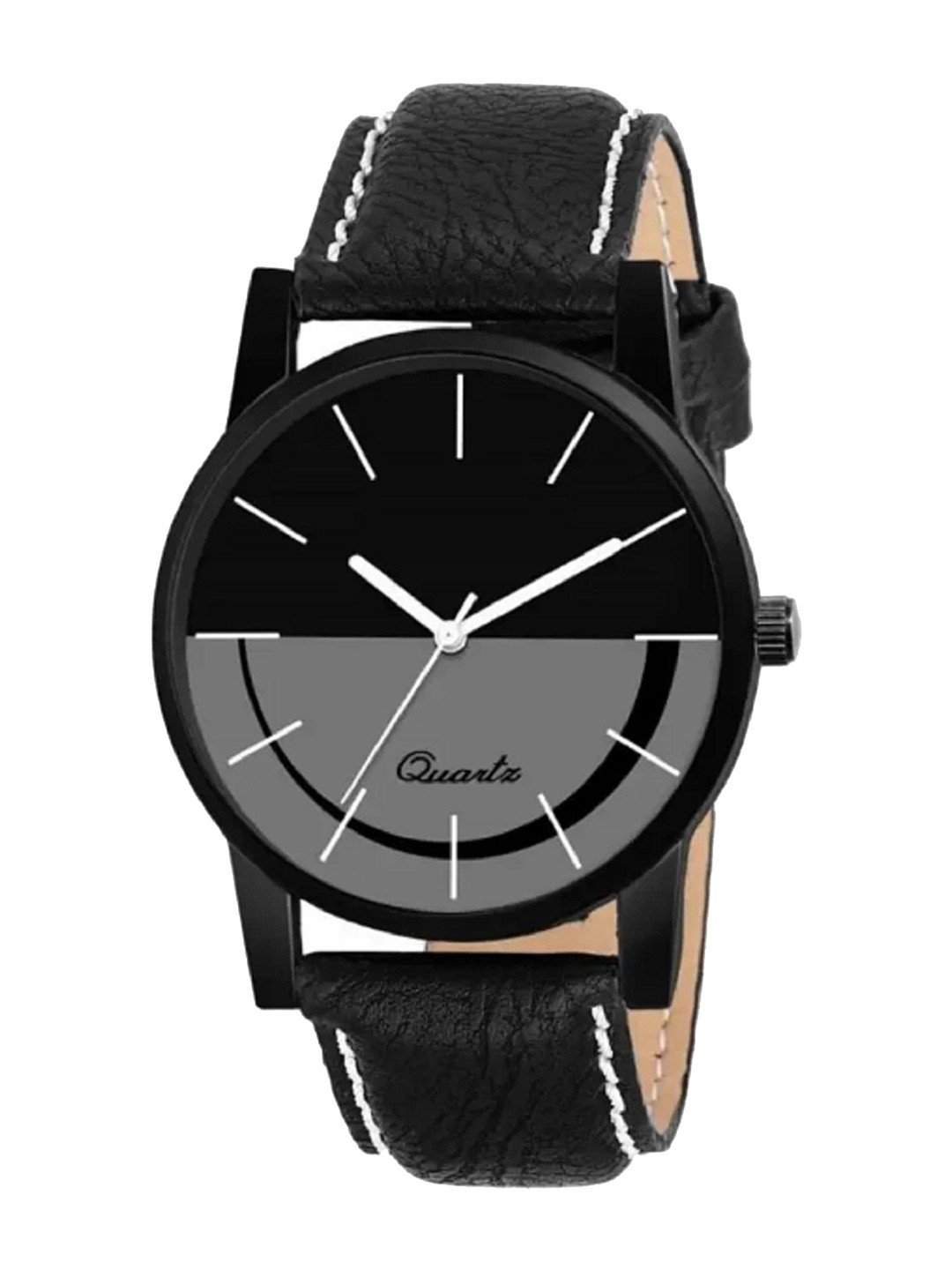 Miss Perfect Unisex Round Dial & Leather Straps Analogue Watch AC2