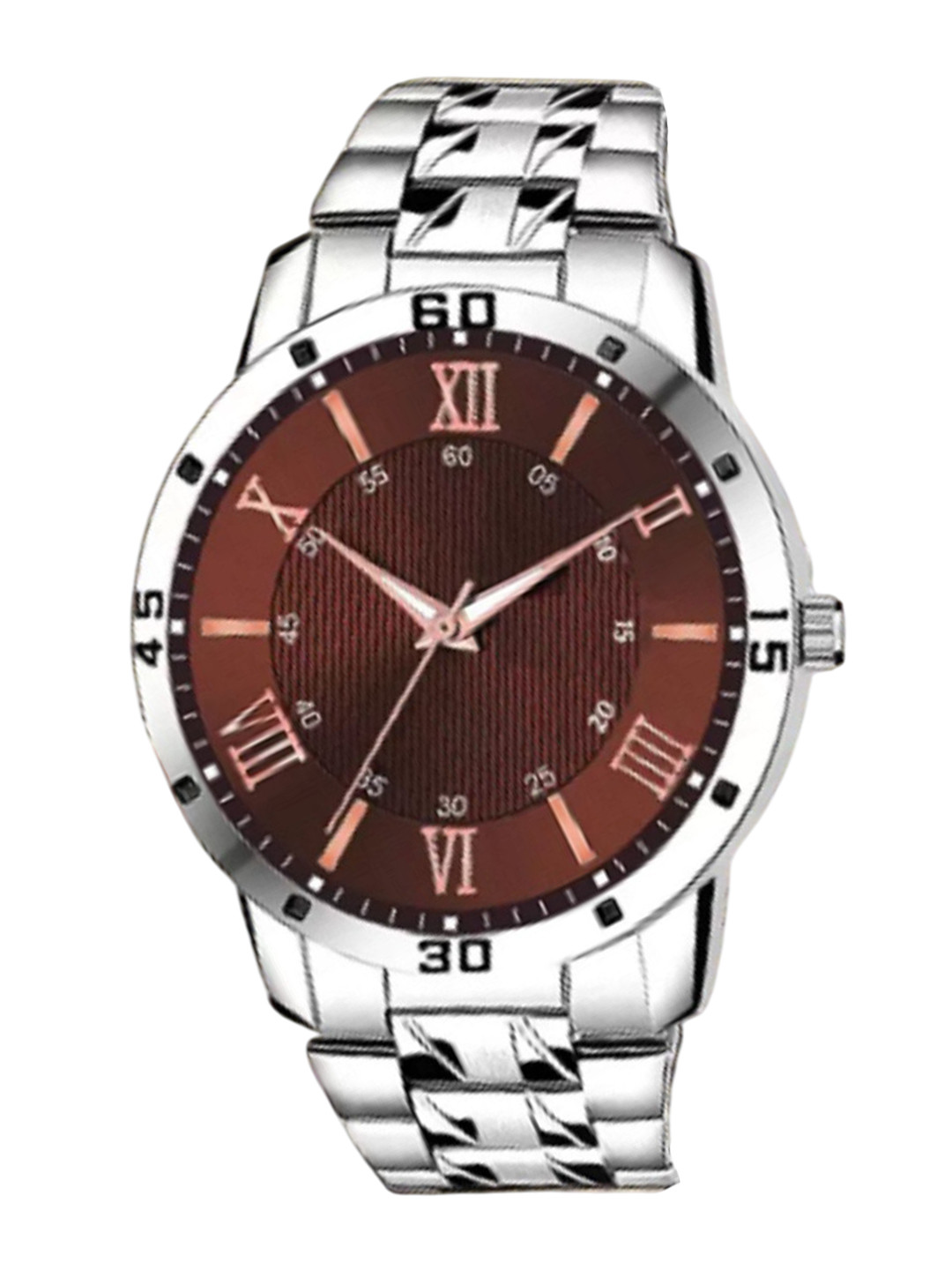 Miss Perfect Men Printed Dial & Bracelet Style Straps Analogue Watch AC43