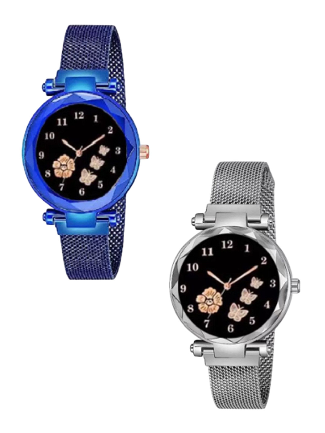 Miss Perfect Women Printed Dial & Bracelet Style Straps Analogue Watch HJ450