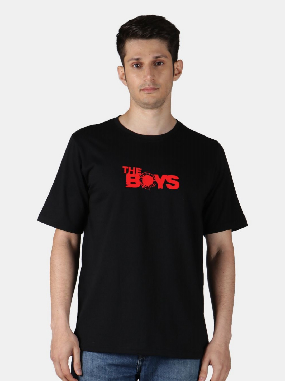 Mad Over Print Men The Boys Typography Printed Round Neck Cotton T-shirt