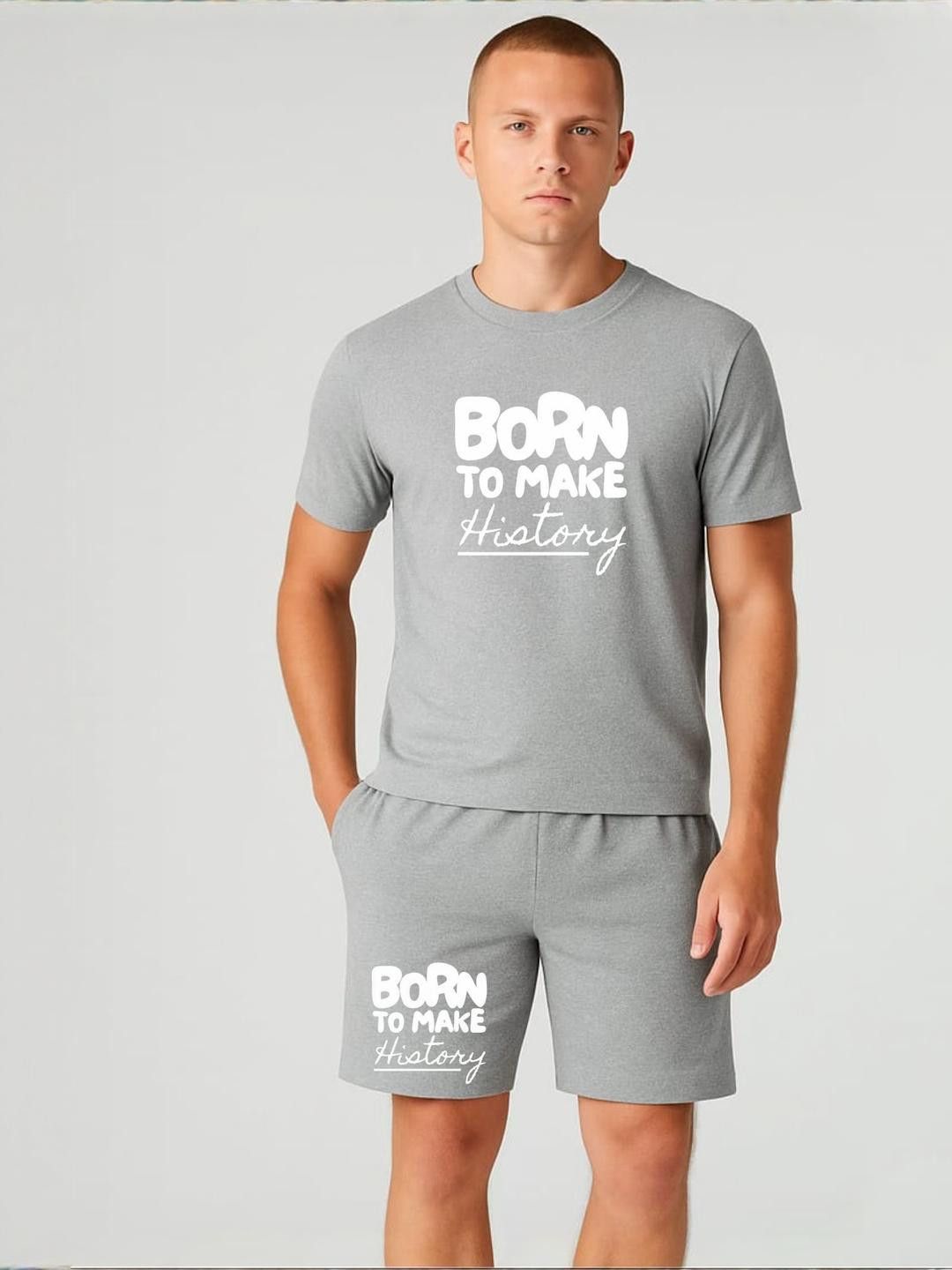 FABSTIEVE Born To Make History Men printed cord-set