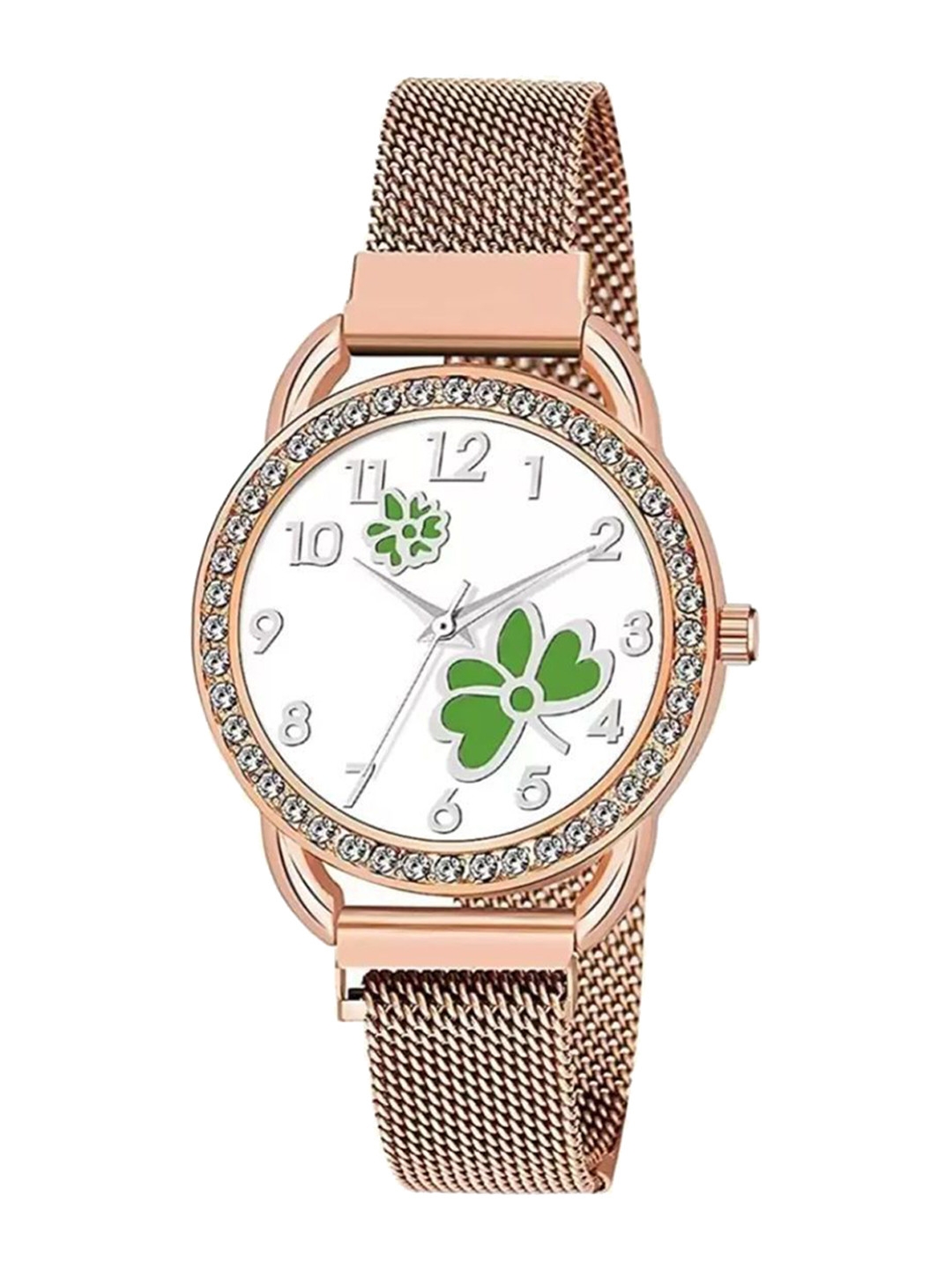 Miss Perfect Women Printed Dial & Bracelet Style Straps Analogue Watch jk777