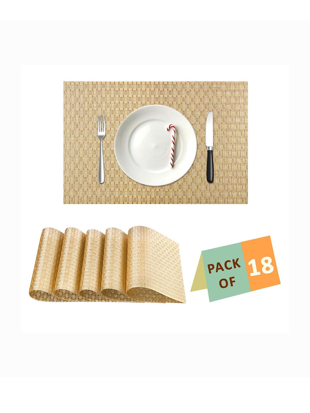Myntra Elegant Homes 18 Piece PVC Dining Table Mats