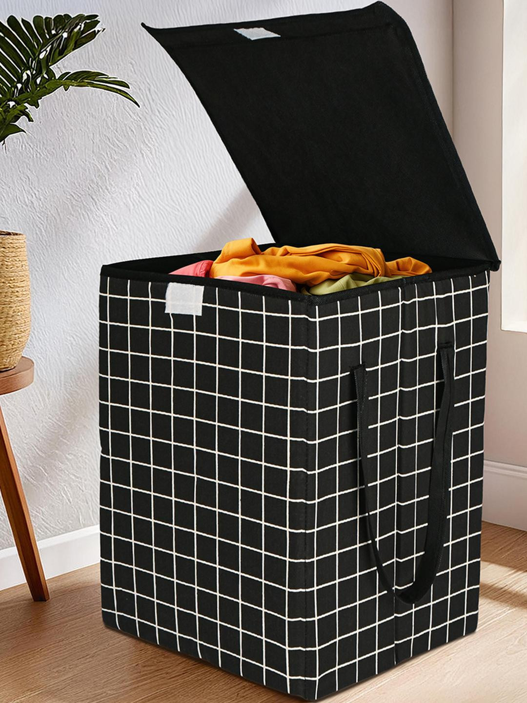 Myntra Elegant Homes 75 L Big Size Laundry Bag for Clothes | Foldable Laundry Basket