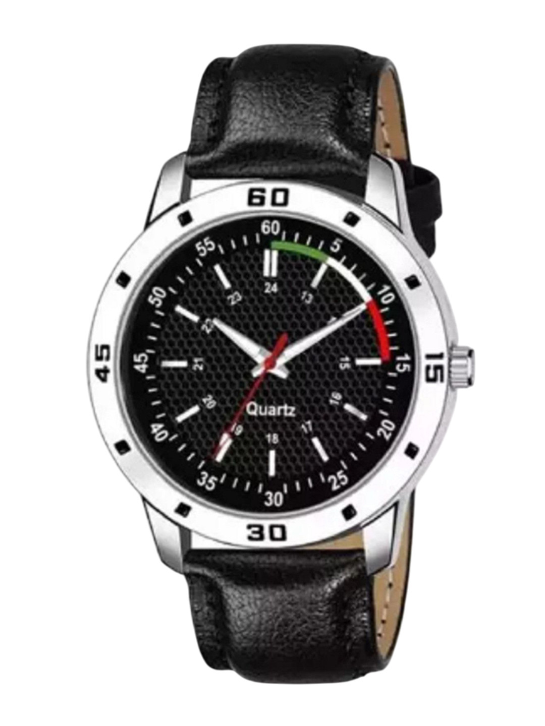 Miss Perfect Men Textured Dial & Leather Straps Analogue Watch ACC440