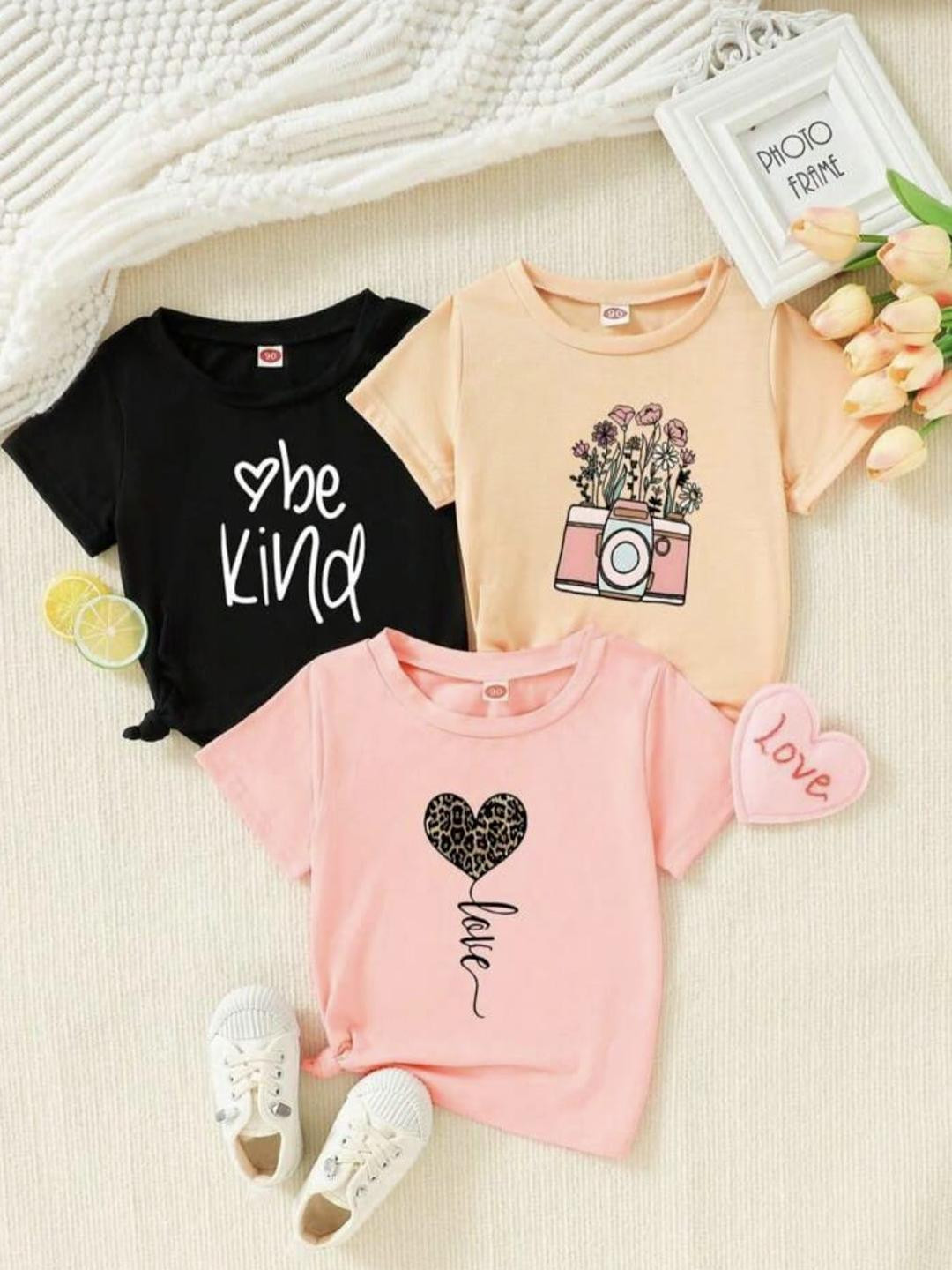 DAMN GUD DG Kids Pak Of 3 T-Shirt