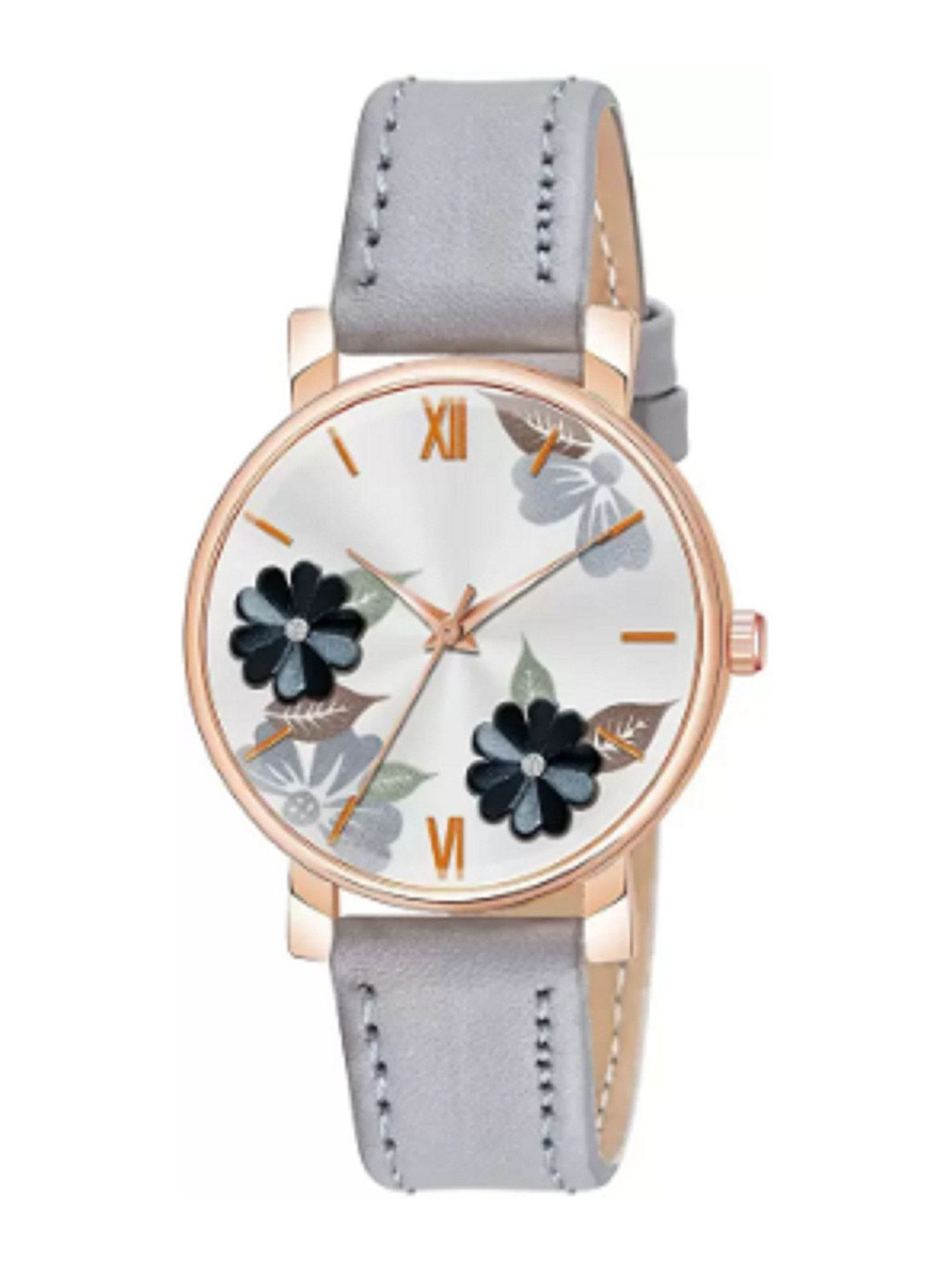 Miss Perfect Women Printed Dial & Leather Straps Analogue Watch LJ413