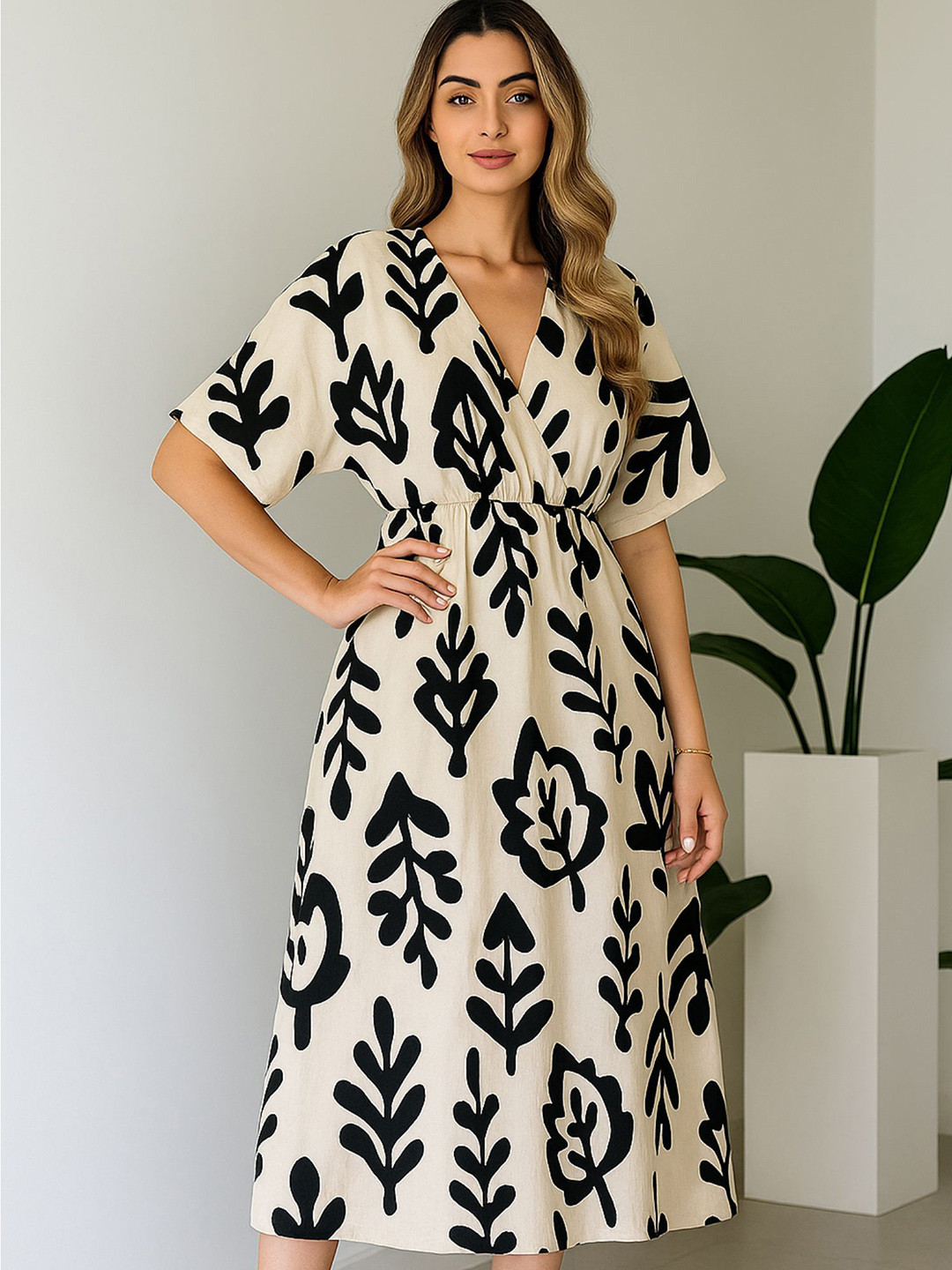 SRP Enterprises Women Ethnic Motifs Printed Festive Cotton A-Line Kurta