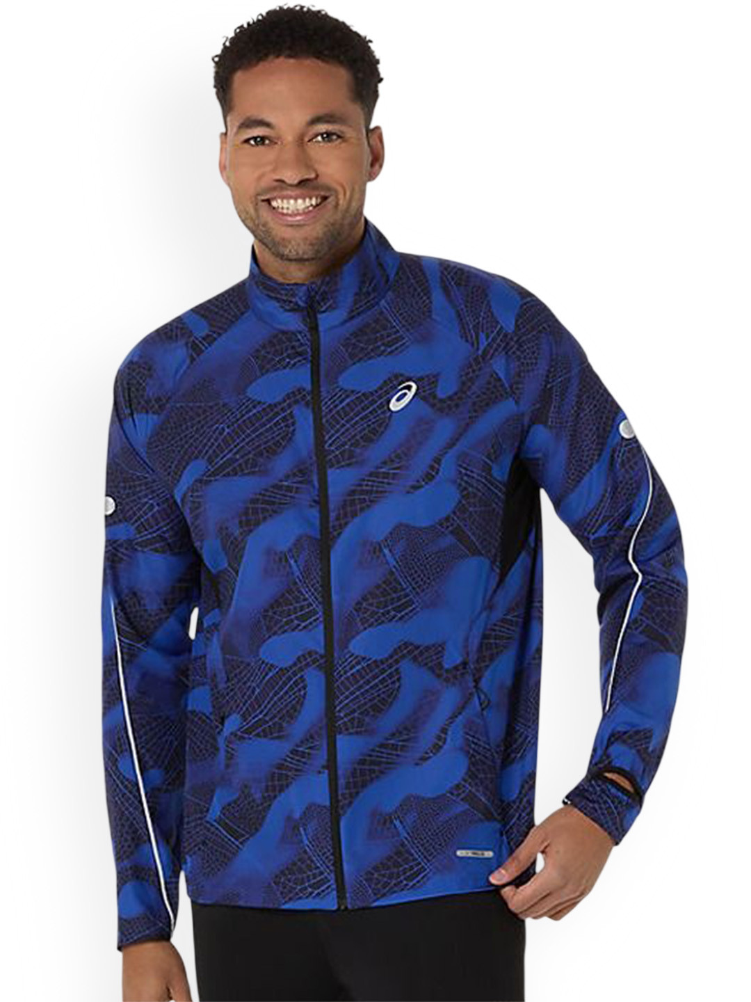 ASICS Road Lite-Show Abstract Printed Running Jacket