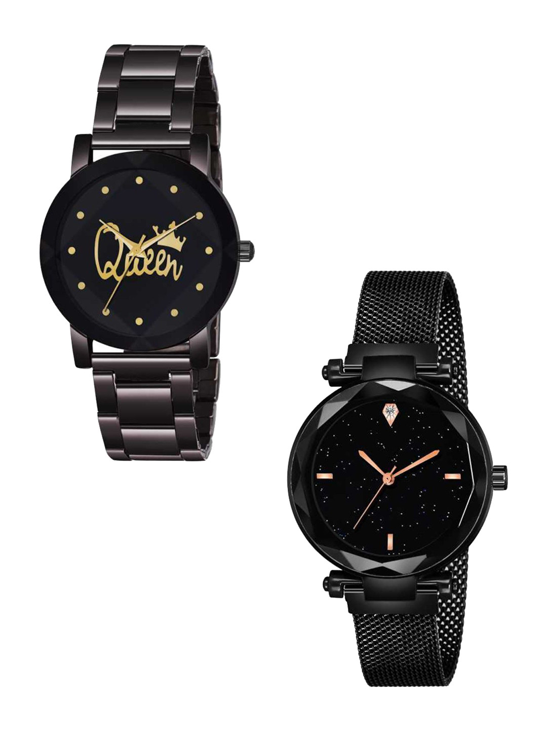 Miss Perfect Pack Of 2 Women Bracelet Style Analogue Watches PayM170