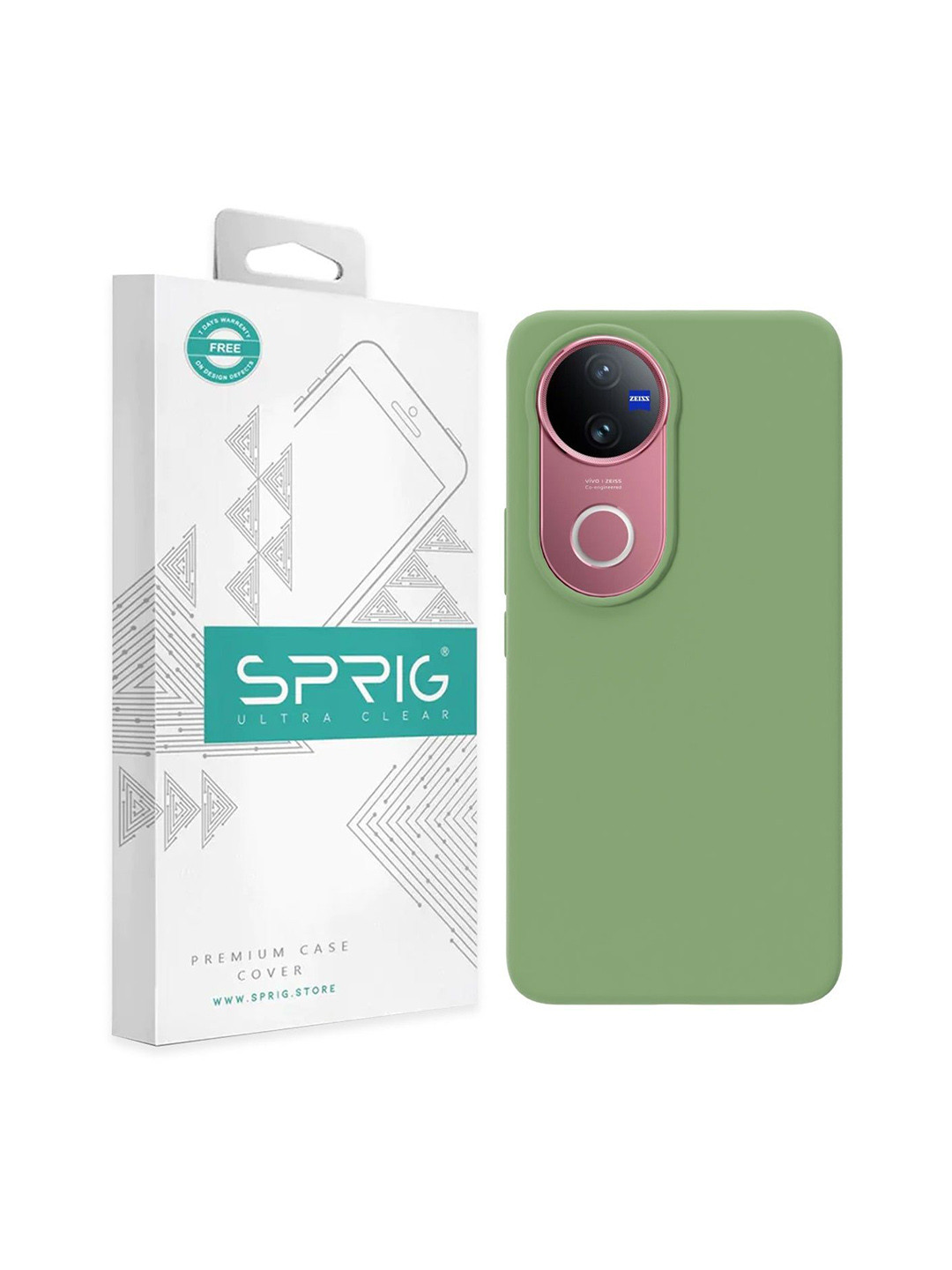 SPRIG VIVO T4R 5G Liquid Silicone Back Cover