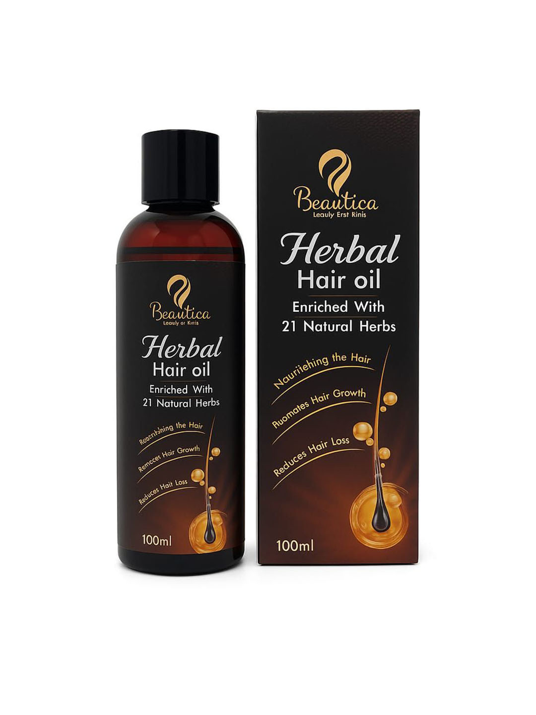 Beautica Set Of 7 Onion Hair Oil - 100 ml Each