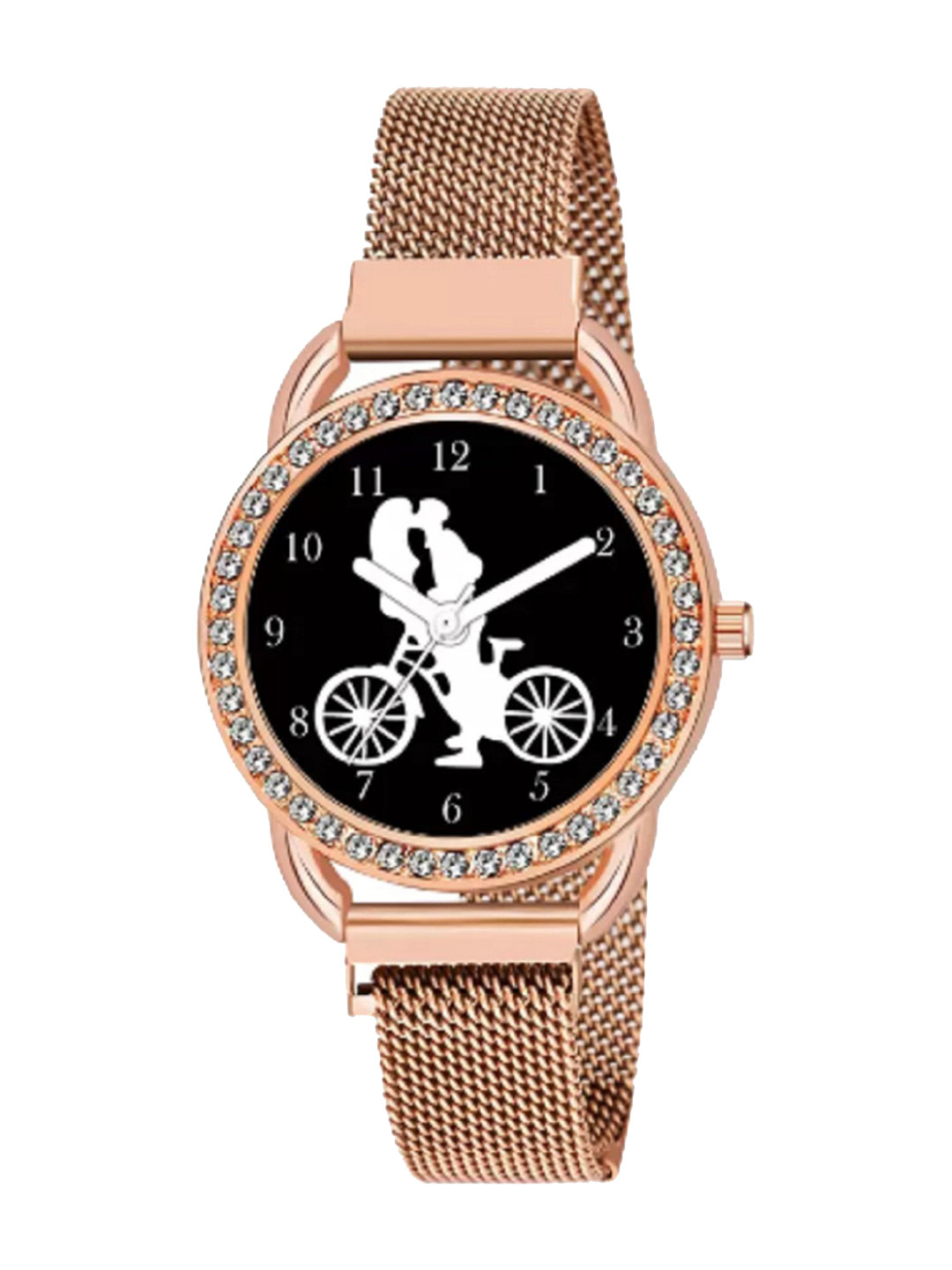 Miss Perfect Women Printed Dial & Bracelet Style Straps Analogue Watch DF83