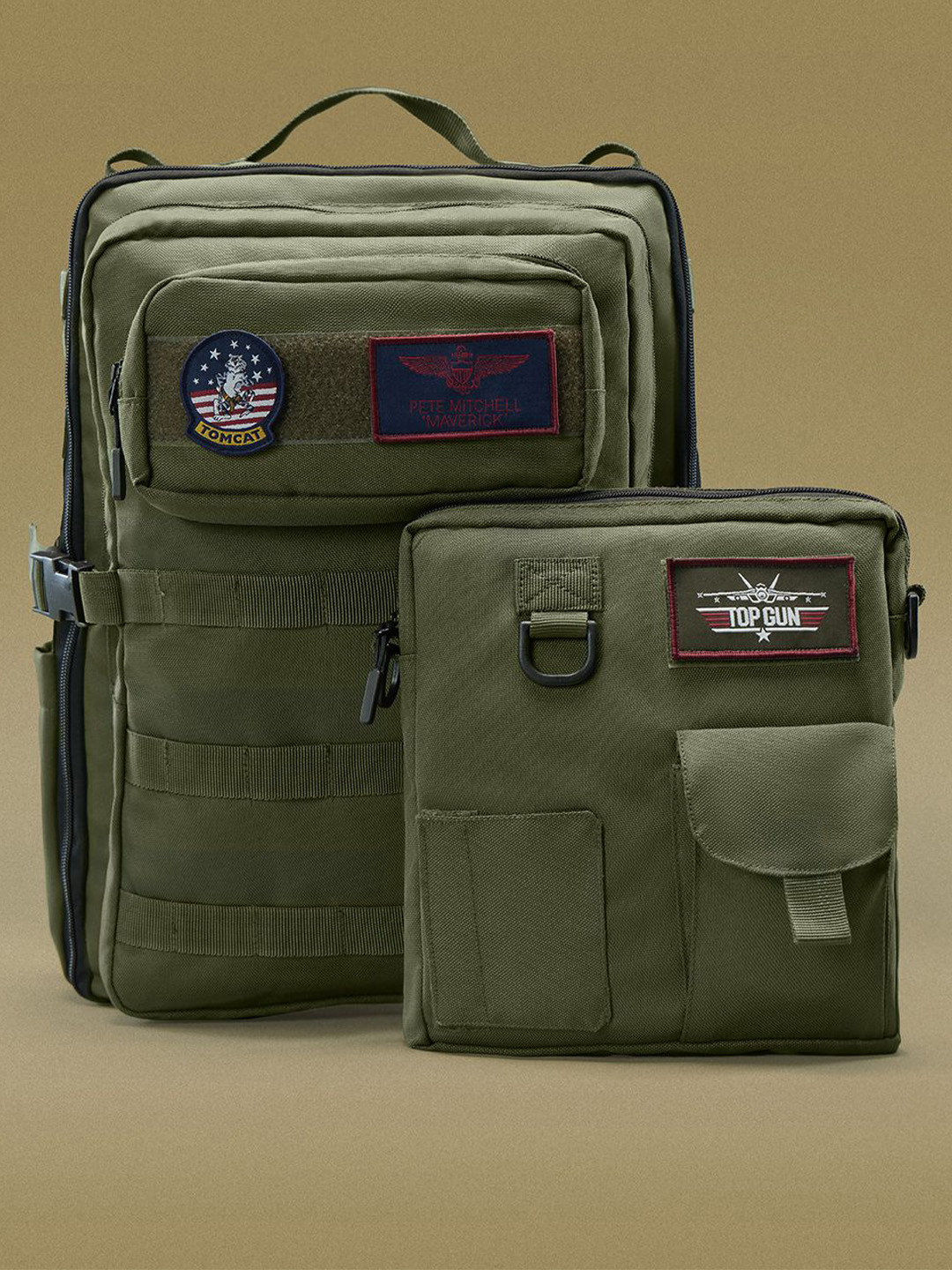 The Souled Store Maverick Gear Men Textured Large Backpack