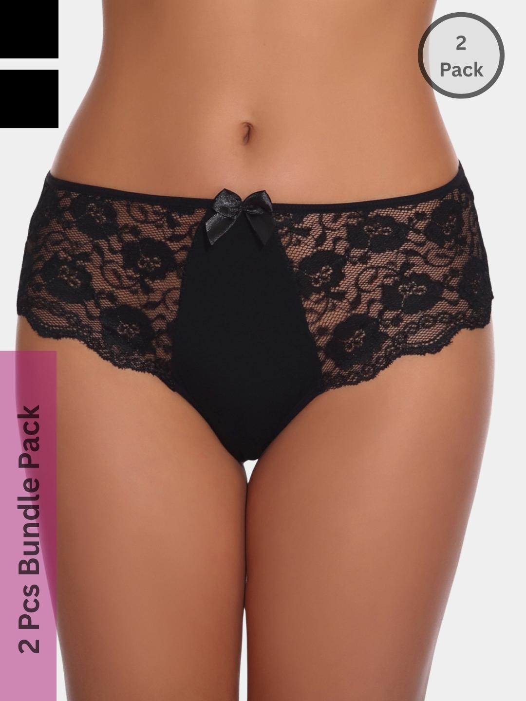 Ribald The Neech Women Pack Of 2 Hipster Panty