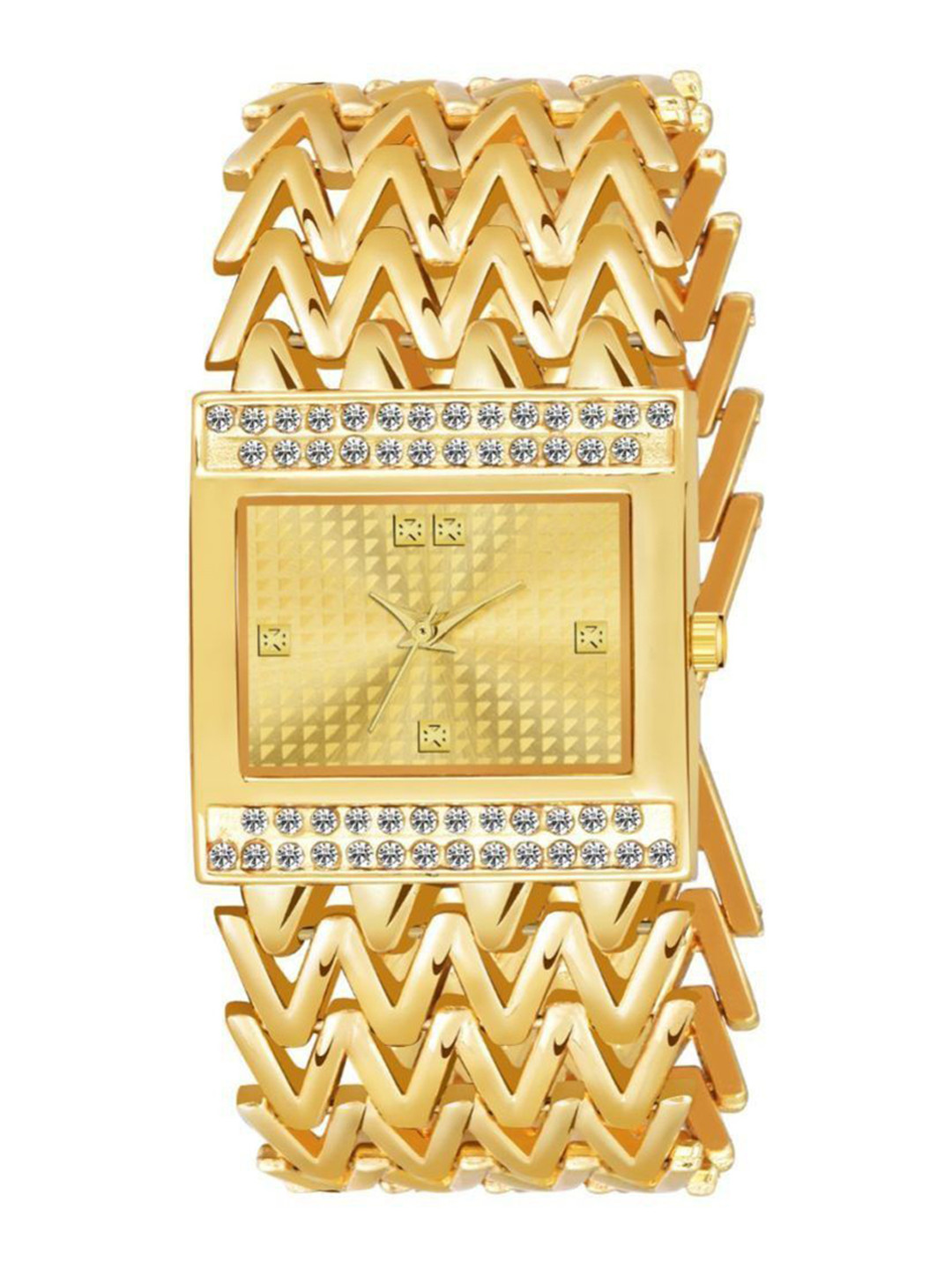 Miss Perfect Women Patterned Dial & Bracelet Style Straps Analogue Watch TrM26