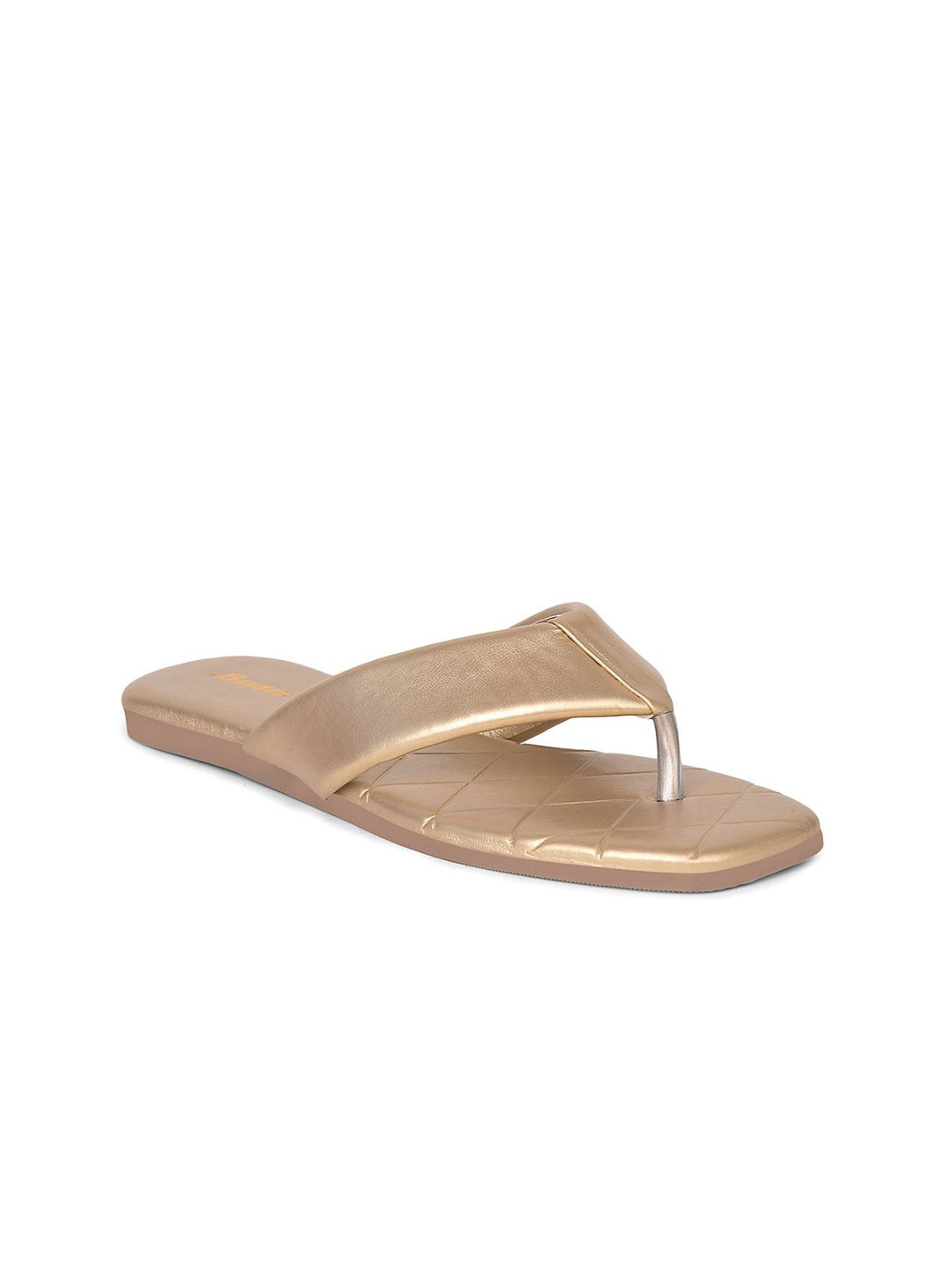Bata Women Metallic Thong Flip-Flops