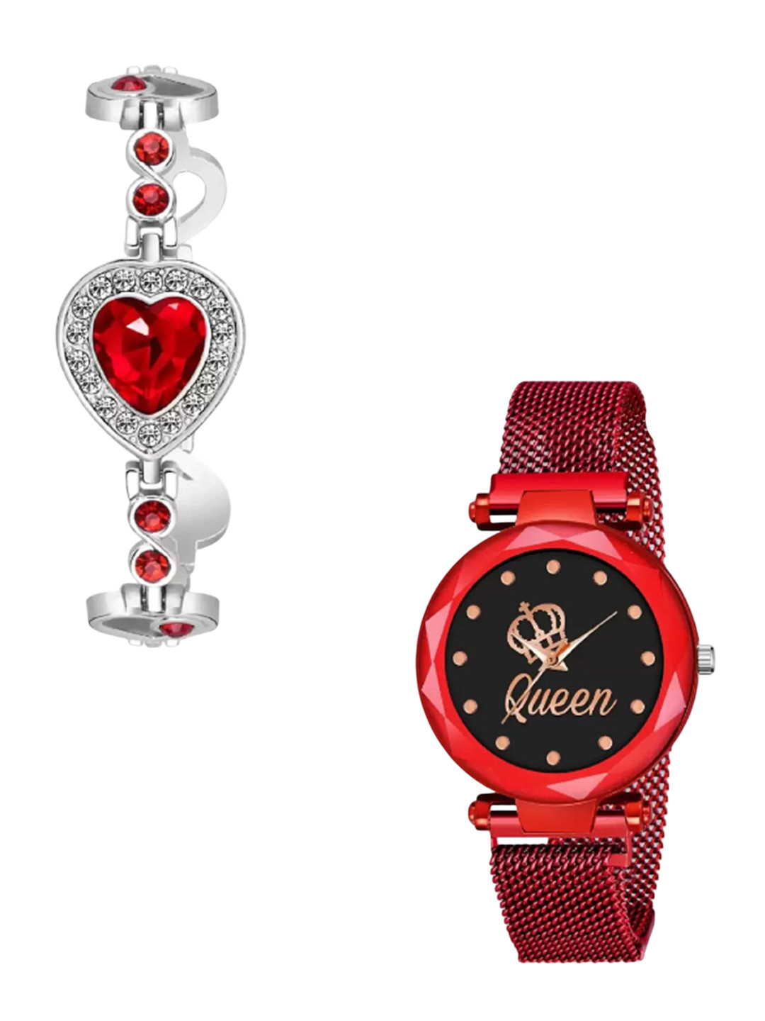 Miss Perfect Women Embellished Dial  Analogue Watch with Bracelet LJ38