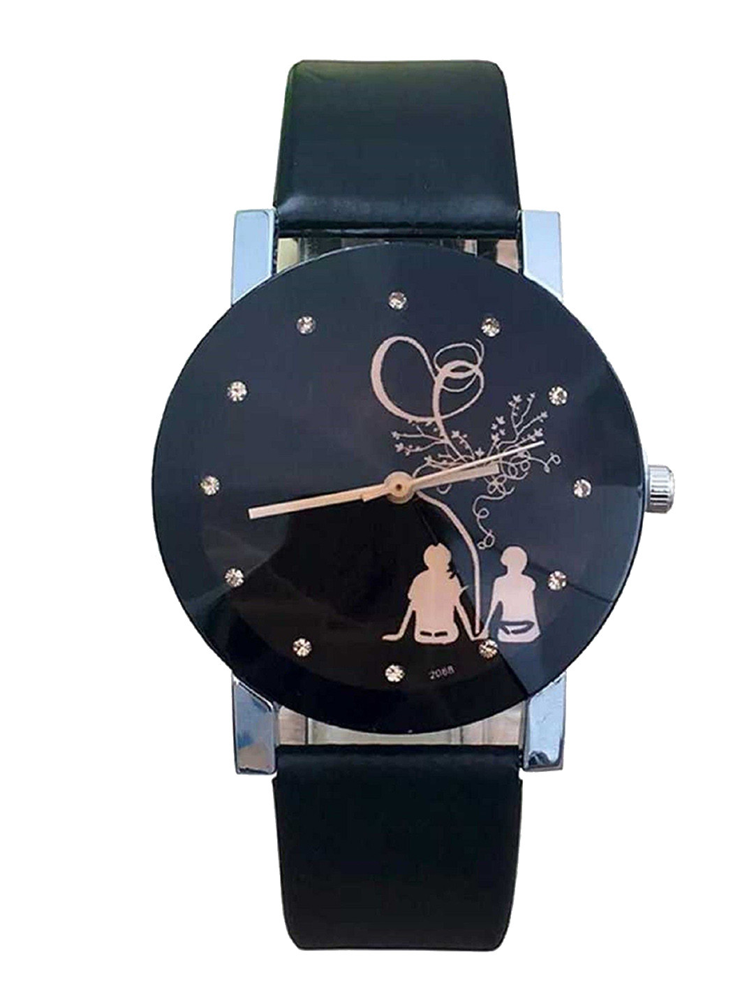 Miss Perfect Women Embellished Dial & Leather Straps Analogue Watch ML60