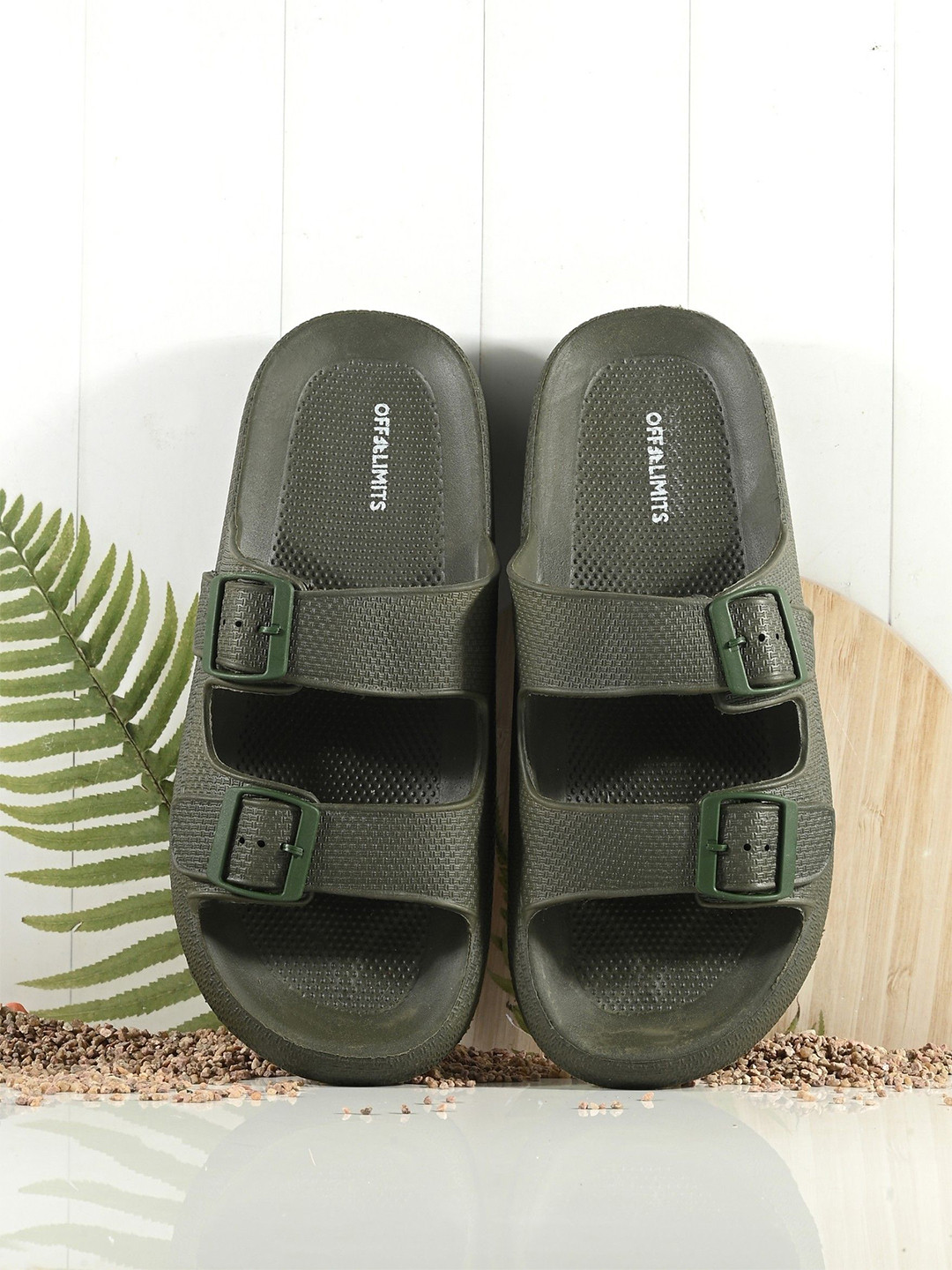 OFF LIMITS Men Textured Slip-On with Buckles