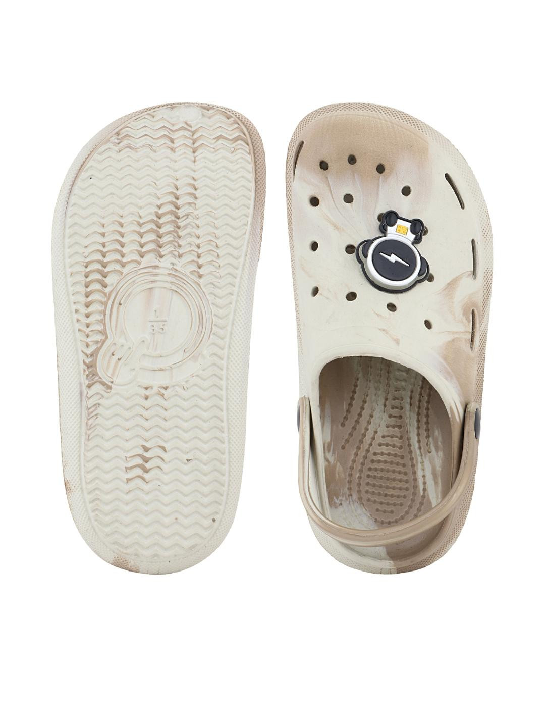 YK Kids-Unisex Beige EVA Clogs