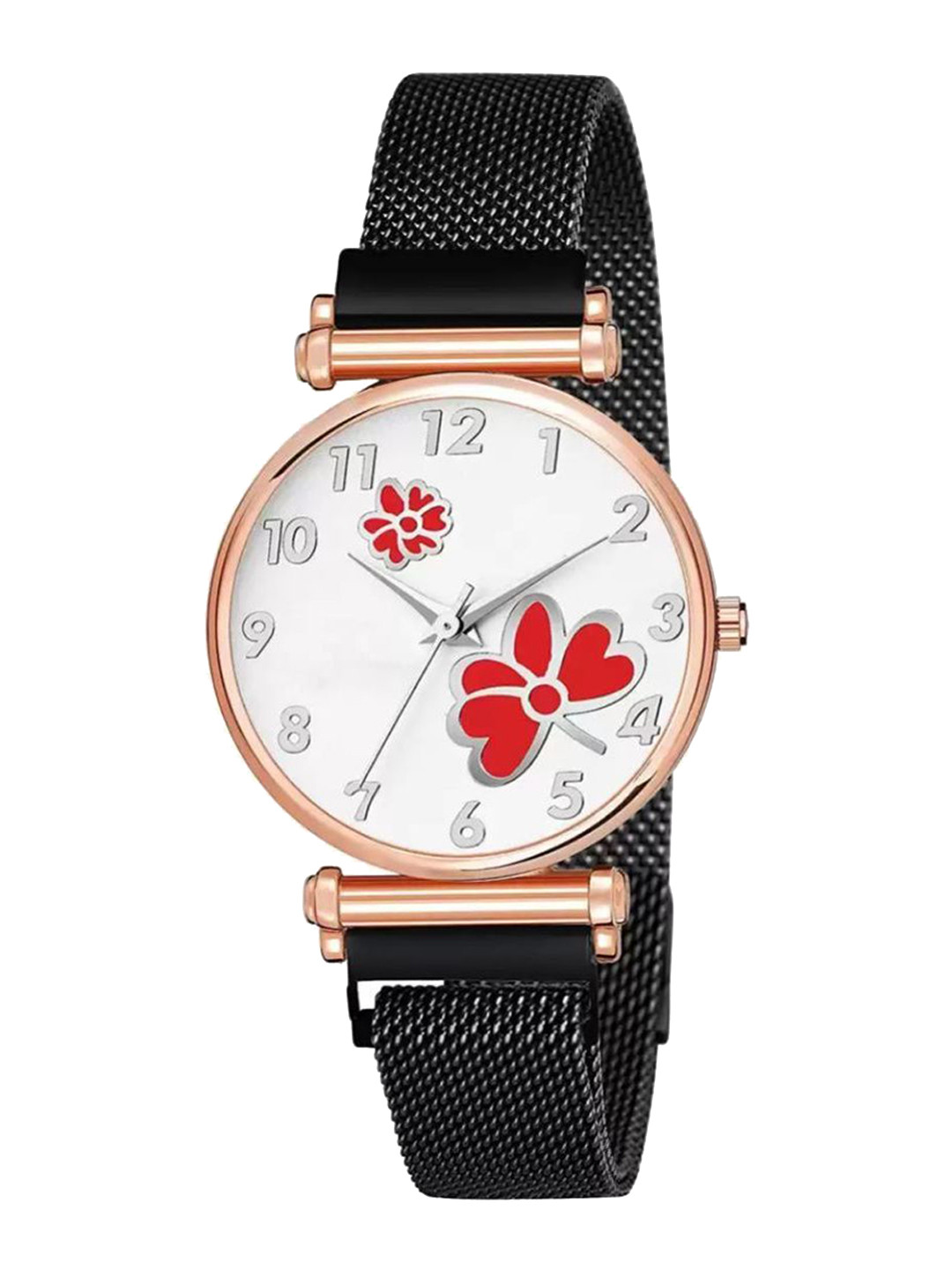 Miss Perfect Women Printed Dial & Bracelet Style Straps Analogue Watch jk624