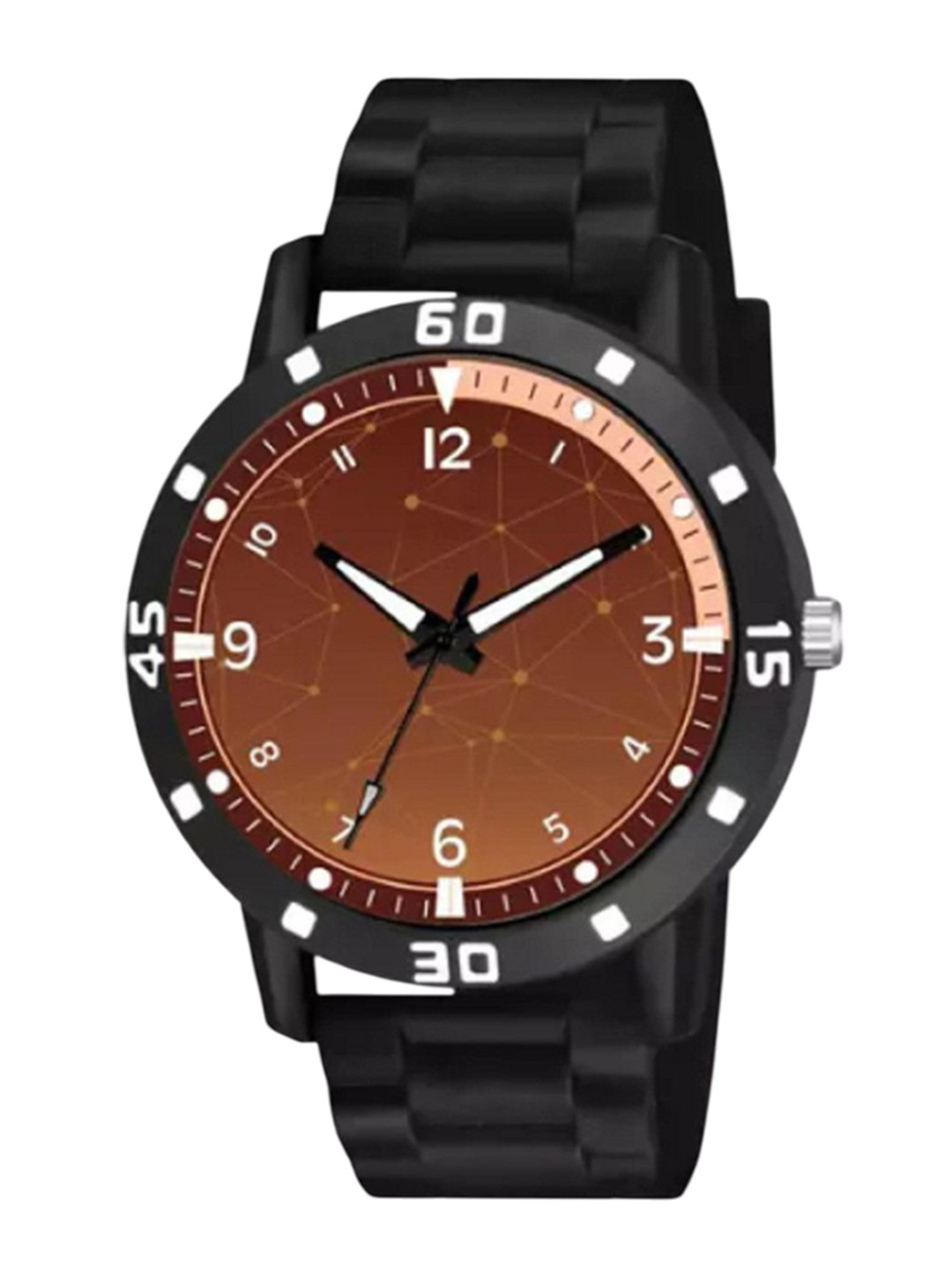 Miss Perfect Men Round Dial & Bracelet Style Straps Analogue Watch FG77