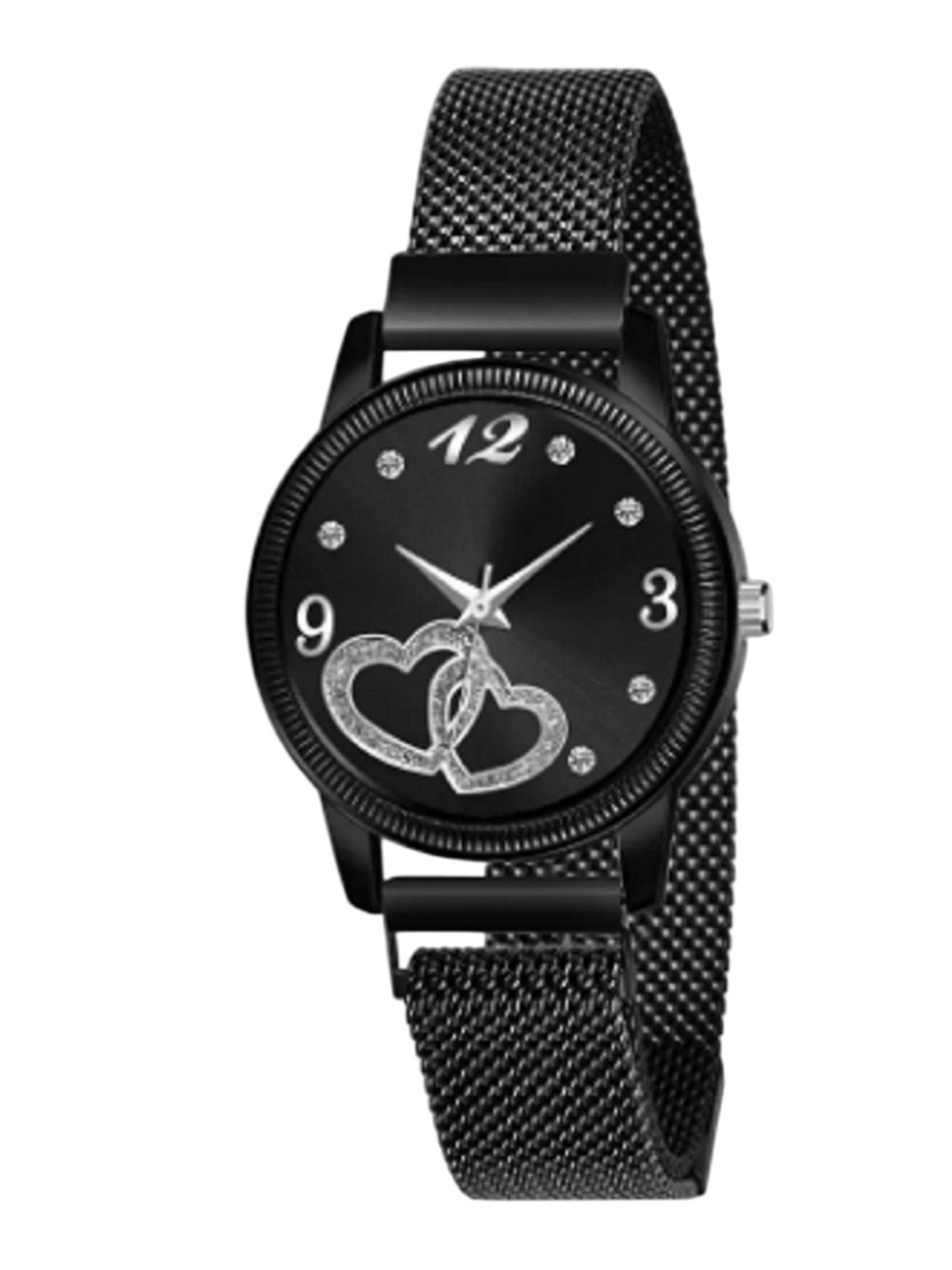 Miss Perfect Women Embellished Dial & Bracelet Style Straps Analogue Watch DF167