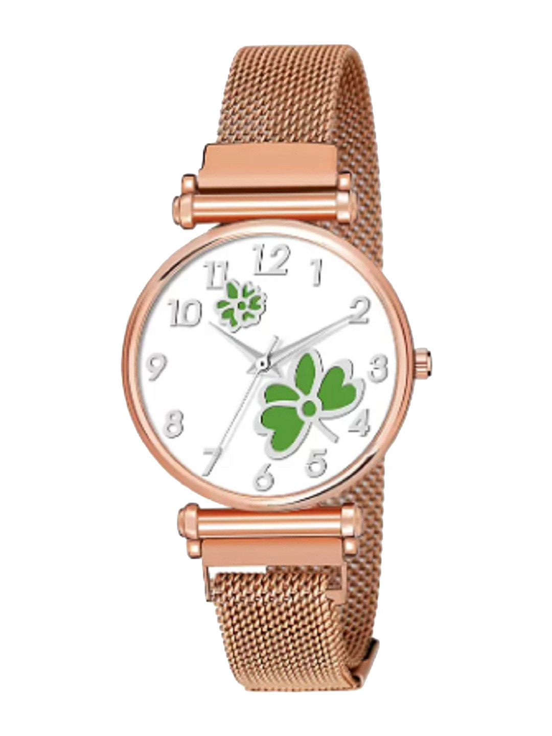 Miss Perfect Women Printed Dial & Bracelet Style Straps Analogue Watch DF154