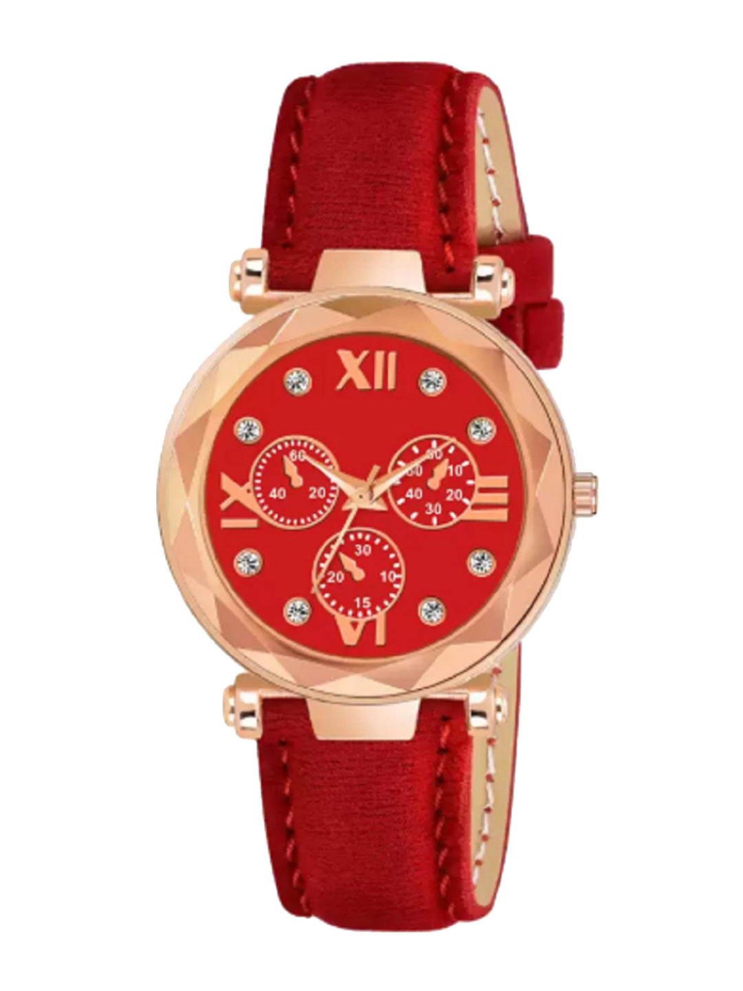 Miss Perfect Women Dial & Leather Straps Watch QE40