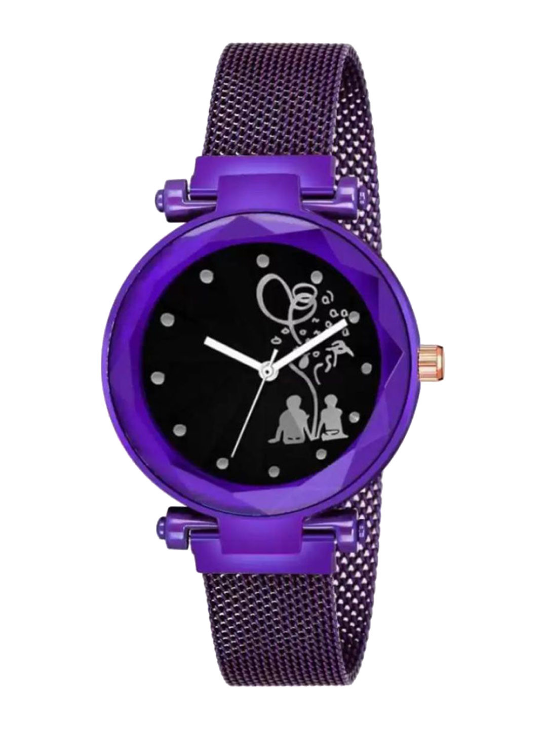 Miss Perfect Women Embellished Dial & Bracelet Style Straps Analogue Watch jk605
