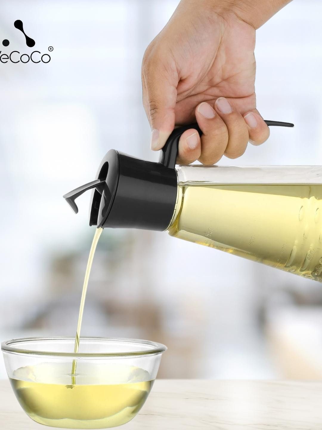 WeCoCo Transparent Plastic Oil Dispenser